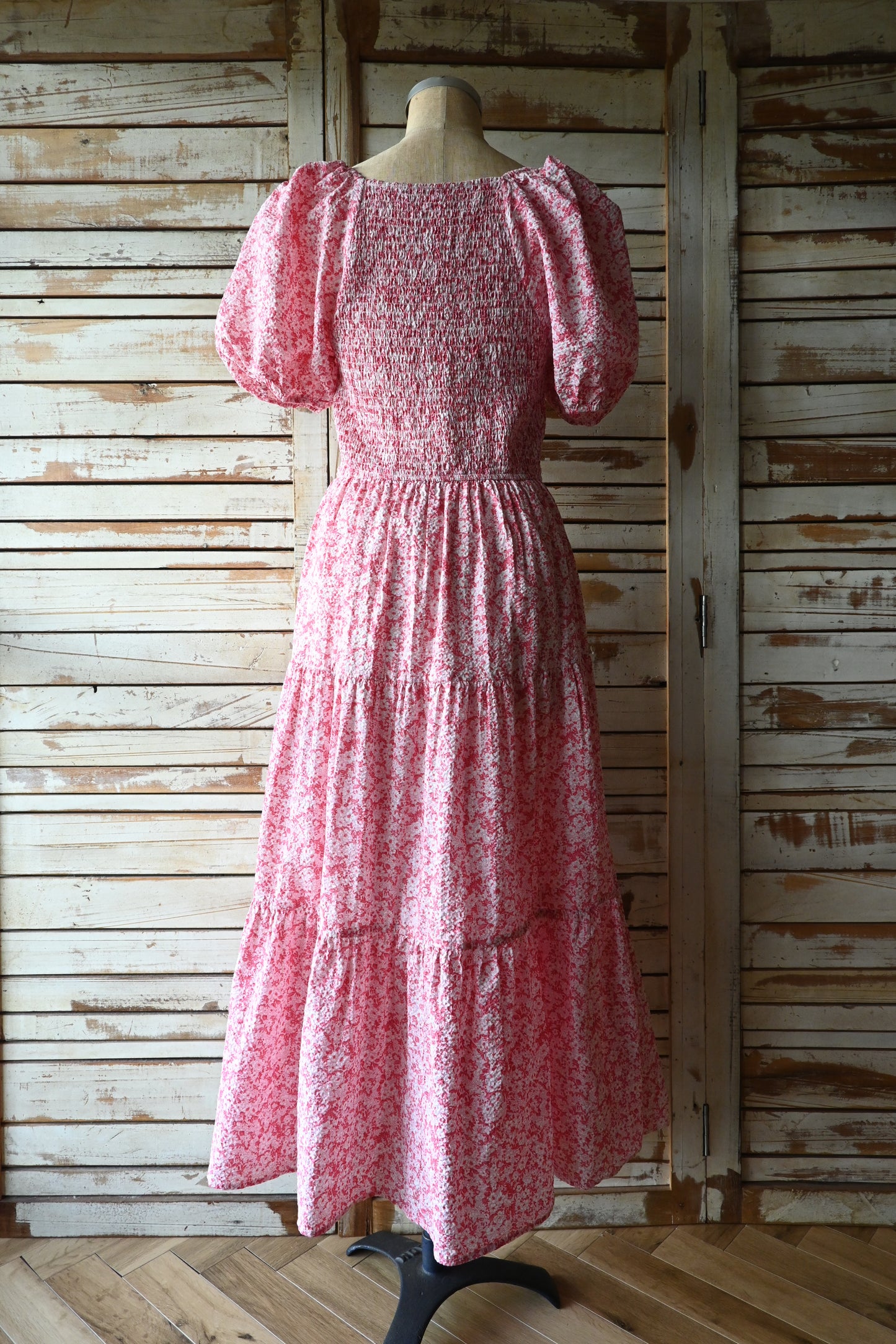 Flower pattern dress/PINK