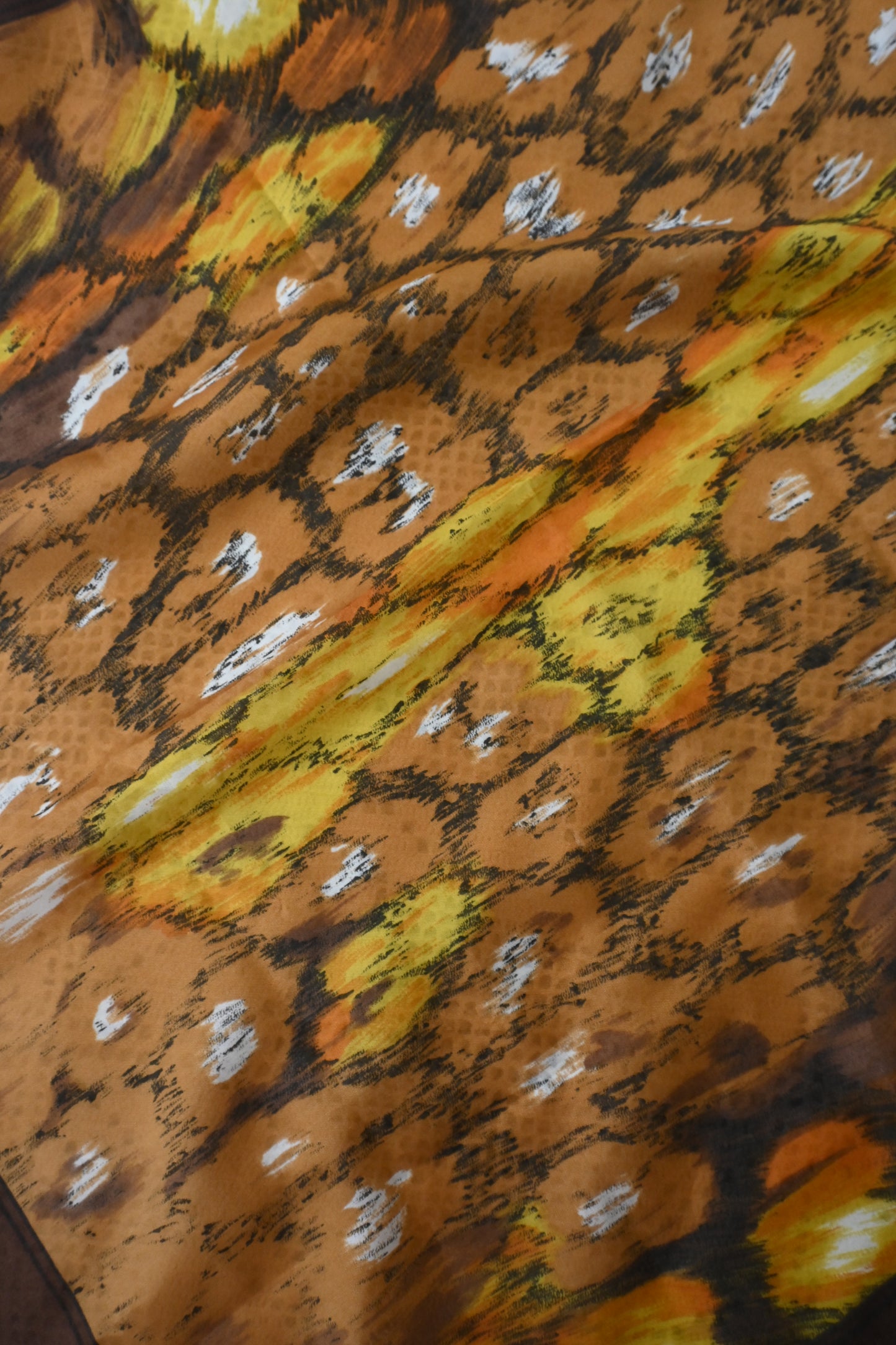 Vintage scarf/BROWN