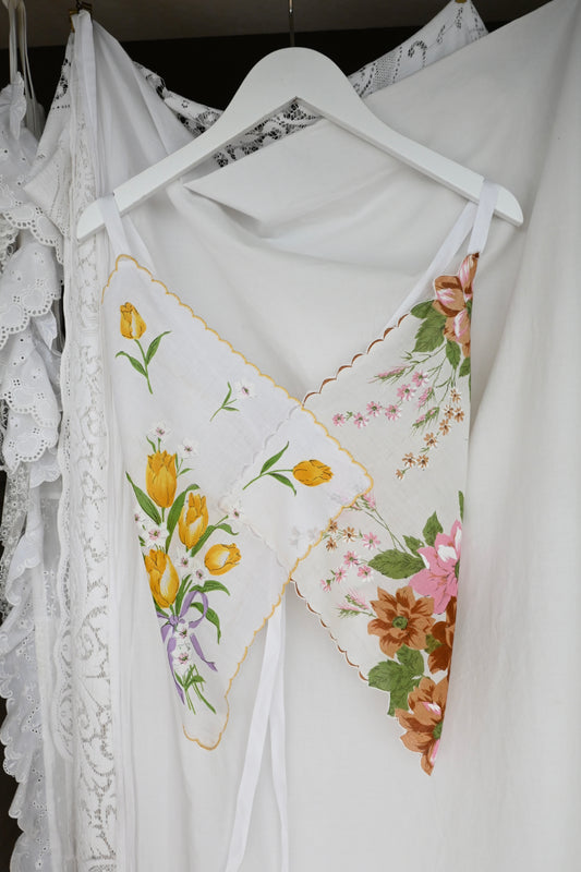 Flower handkerchief camisole/PONMOSIR