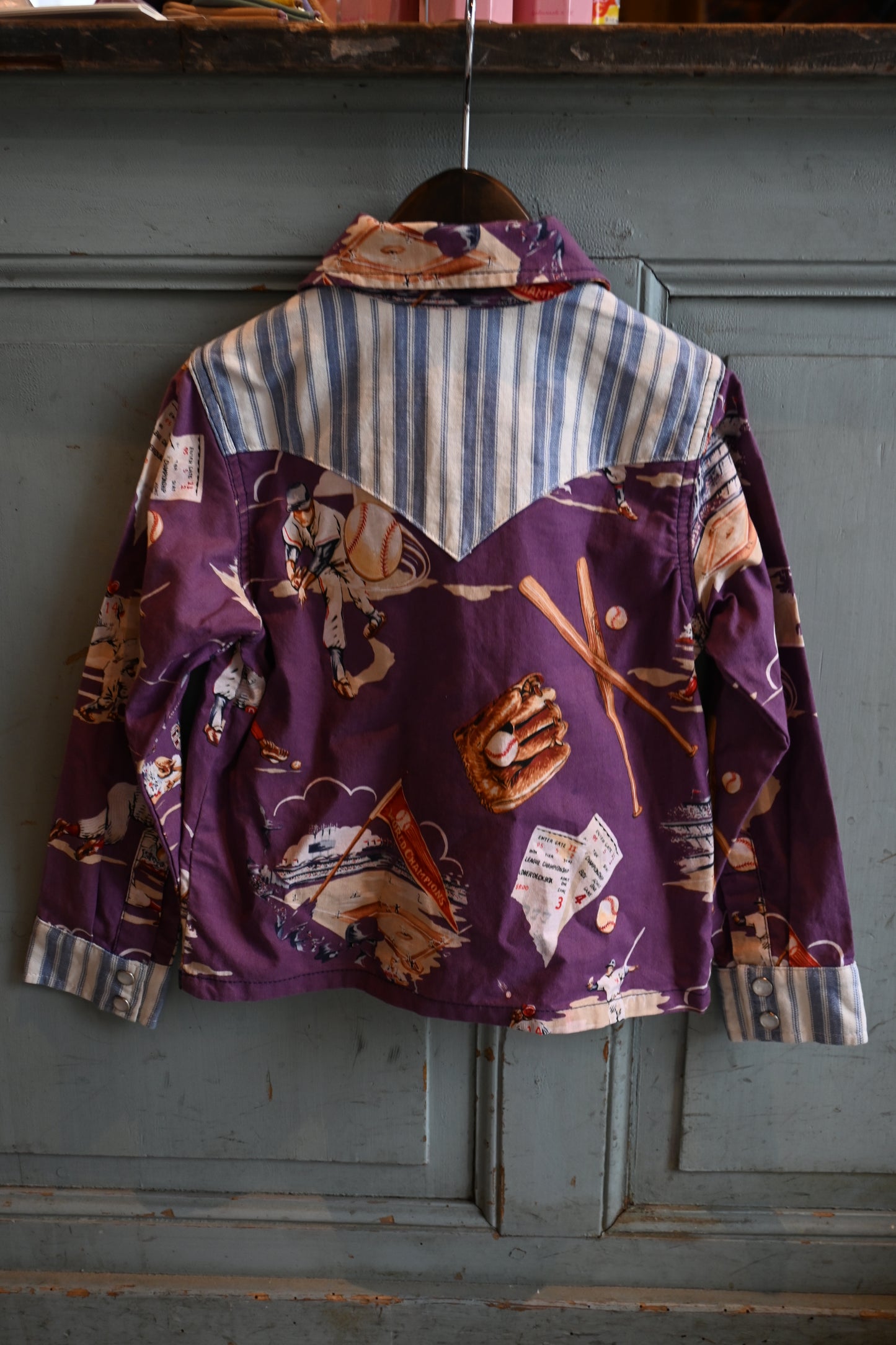 Kid's Western shirt/BASEBALL