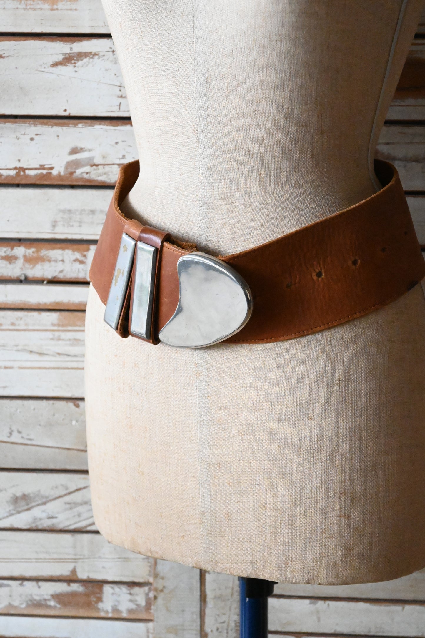 leather belt/BROWN