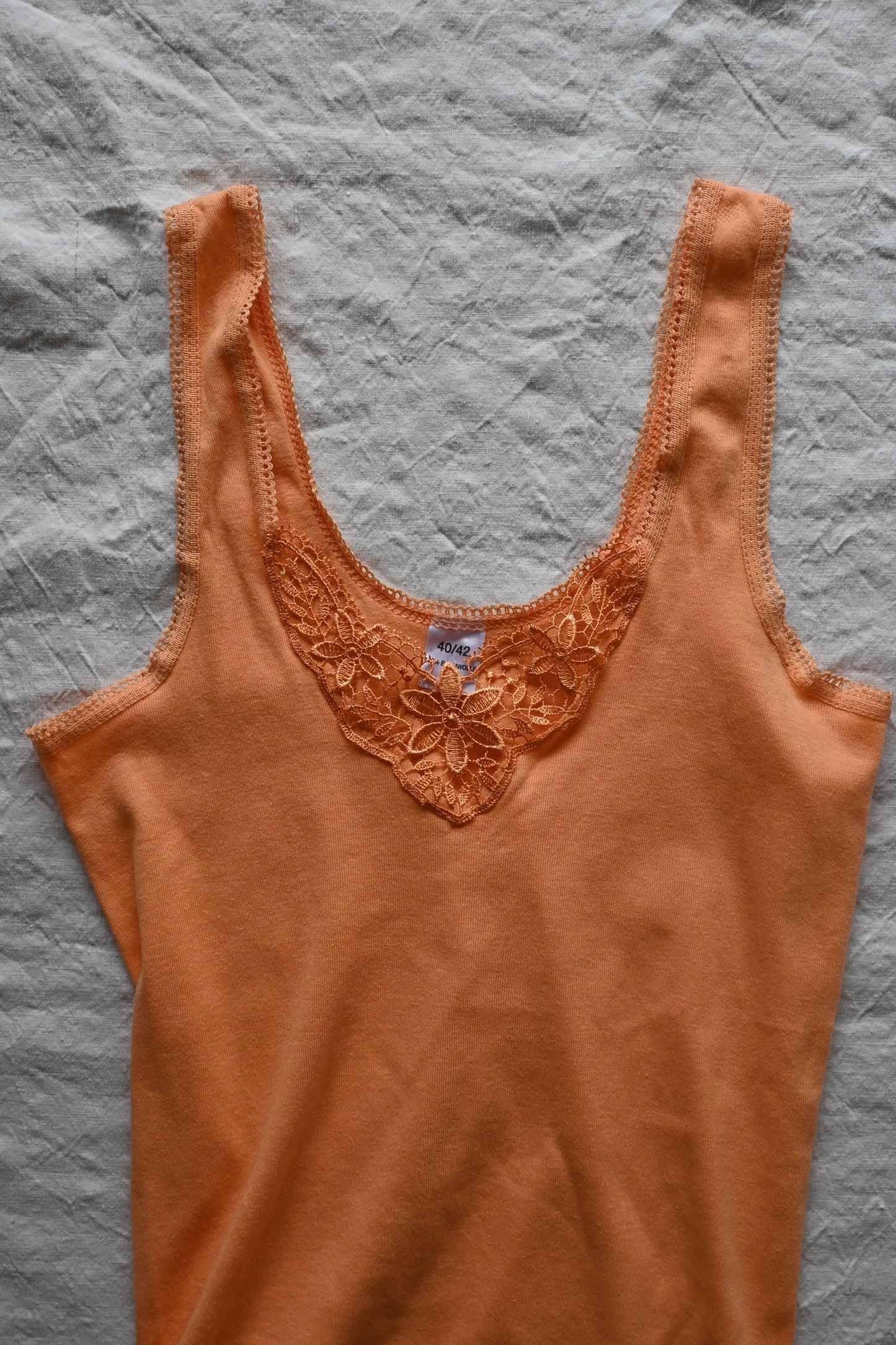 EURO Cotton underwear top/ORANGE