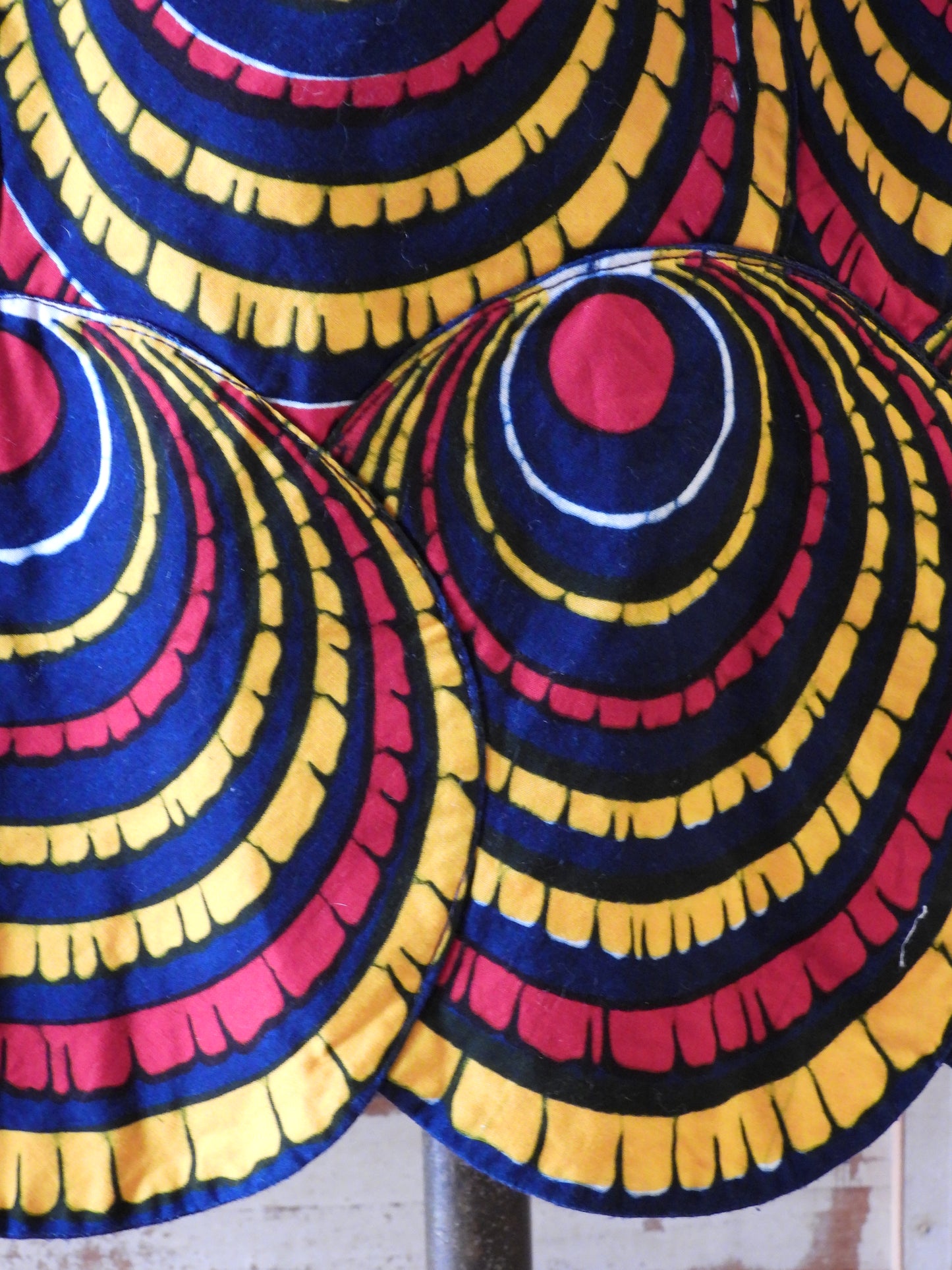 African printed skirt/MULTI