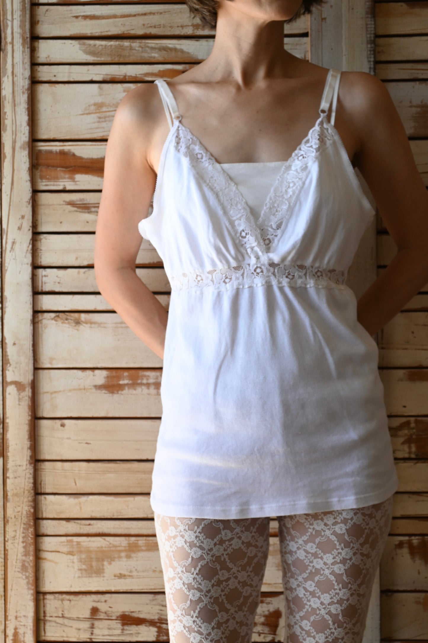 EURO Cotton lace camisole