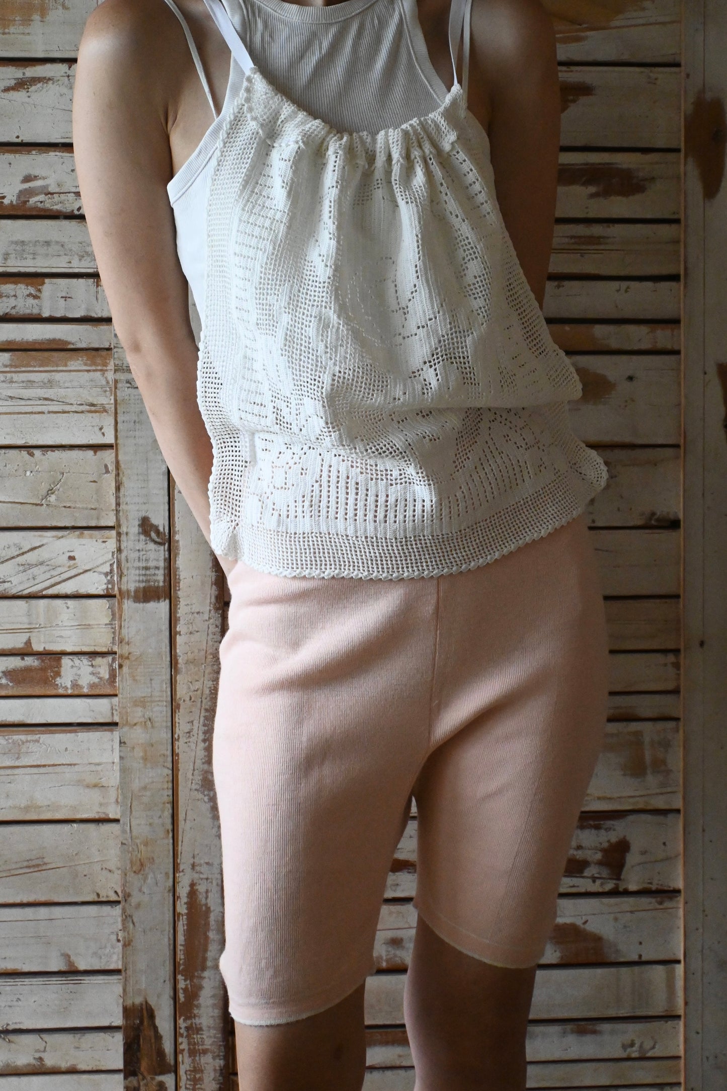 Crochet lace tops/PONMOSIR
