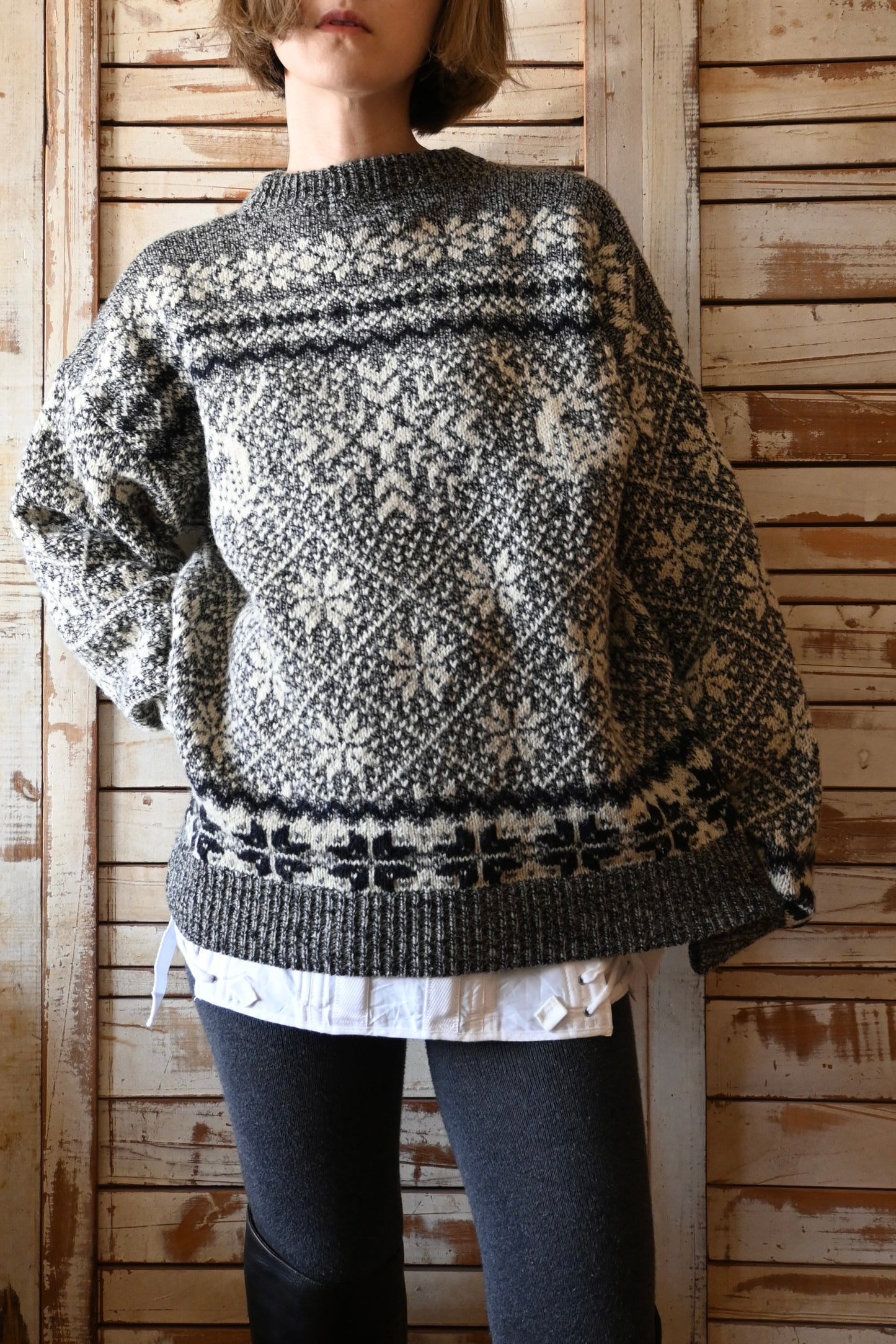 Nordic knit sweater