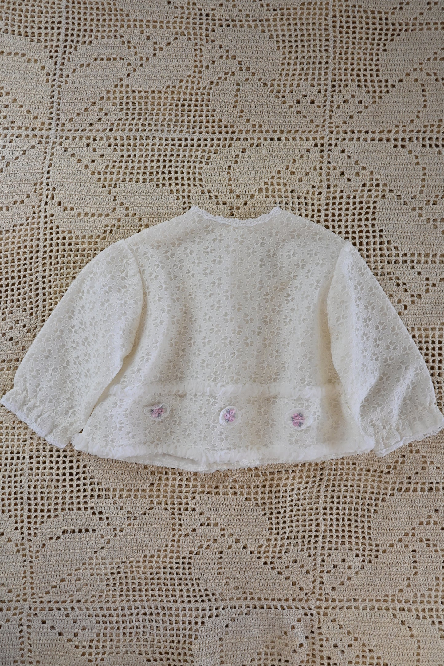 BABY Lace blouse/WHITE