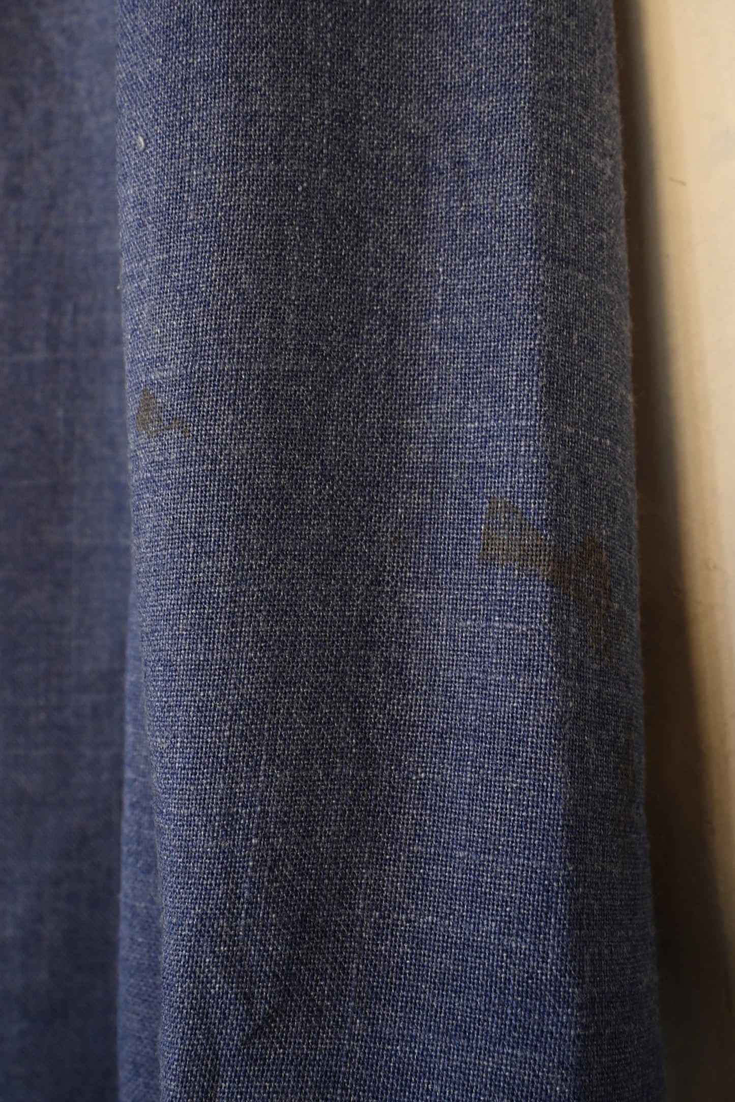 70's "Neiman Marcus" Linen jacket/BLUE