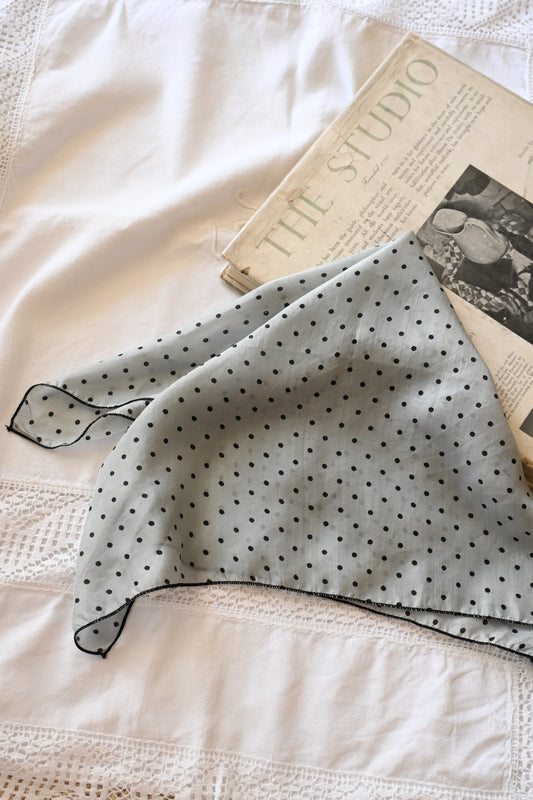 Vintage silk scarf/DOT