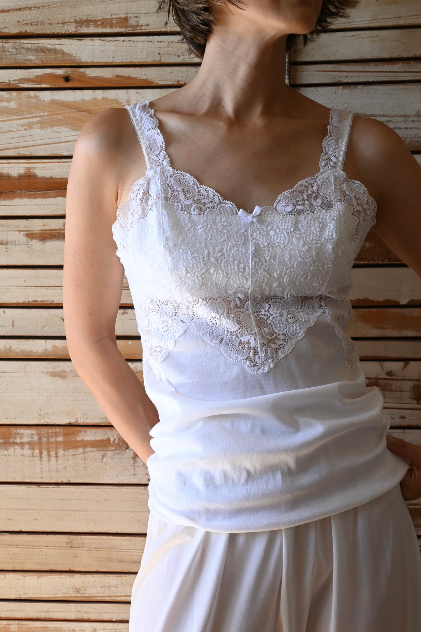 EURO Cotton lace camisole