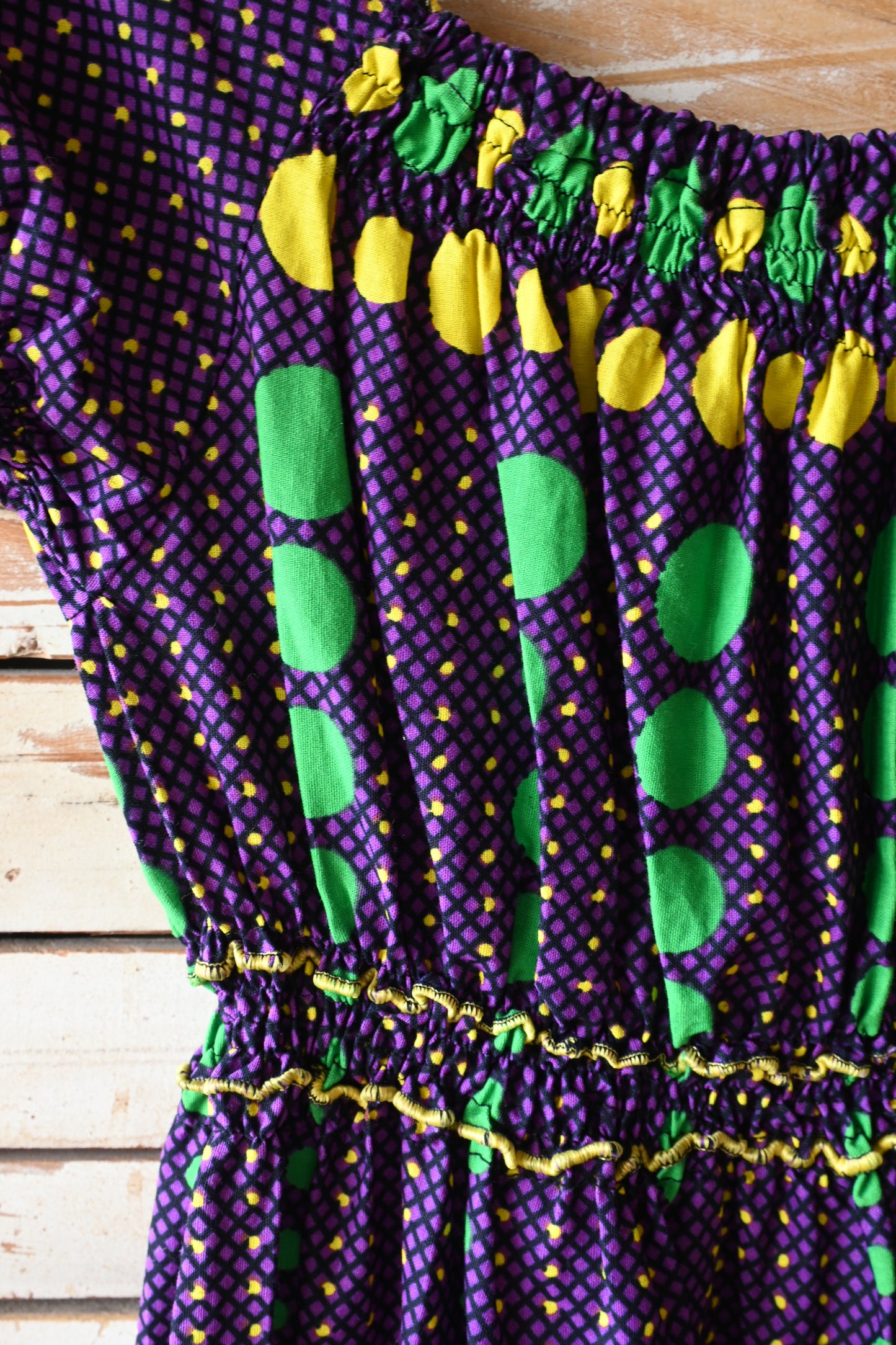 African printed dress