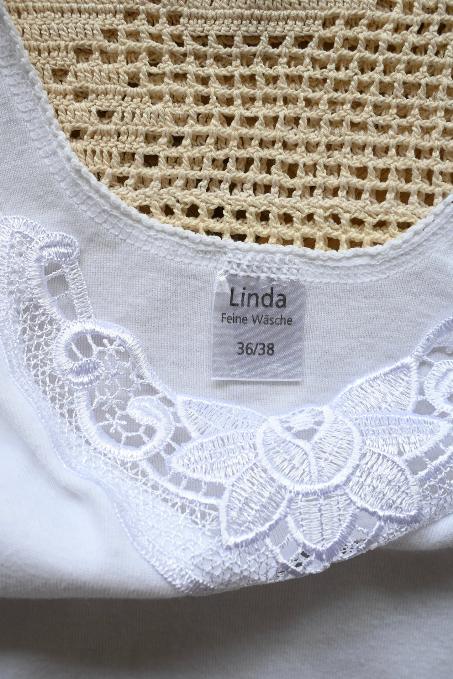 EURO Cotton underwear top/WHITE