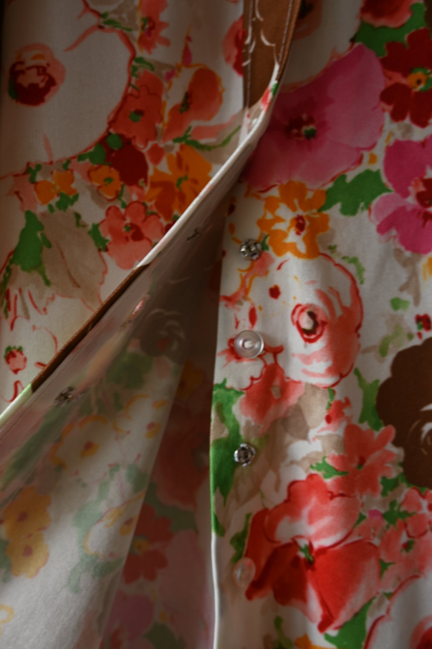 70's Flower pattern Shirt