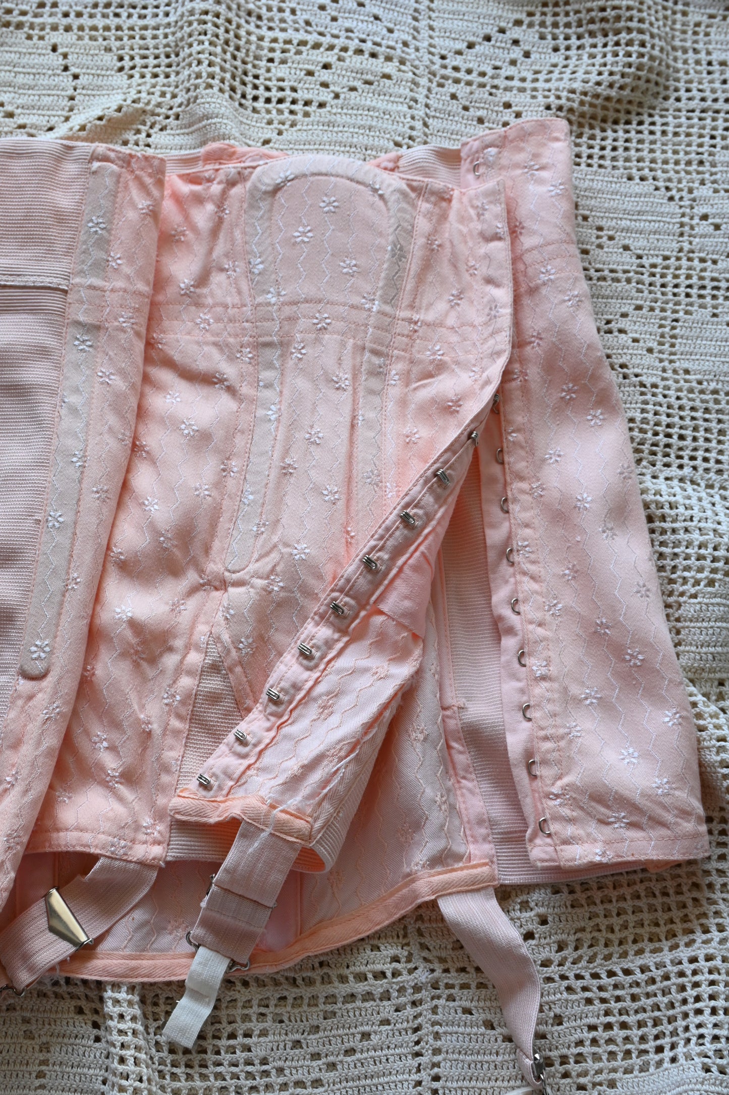 Vintage Corset/CORAL PINK
