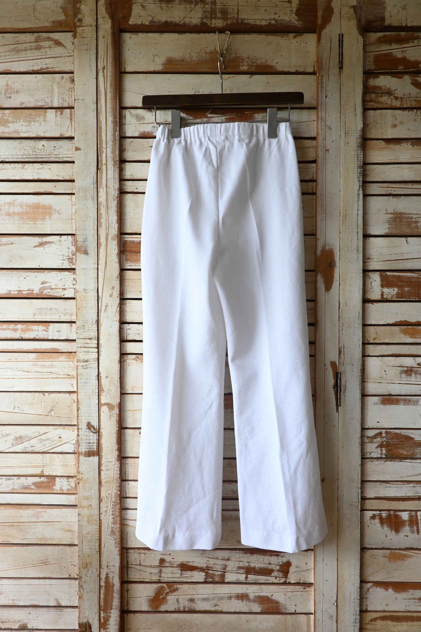Flare pants/WHITE