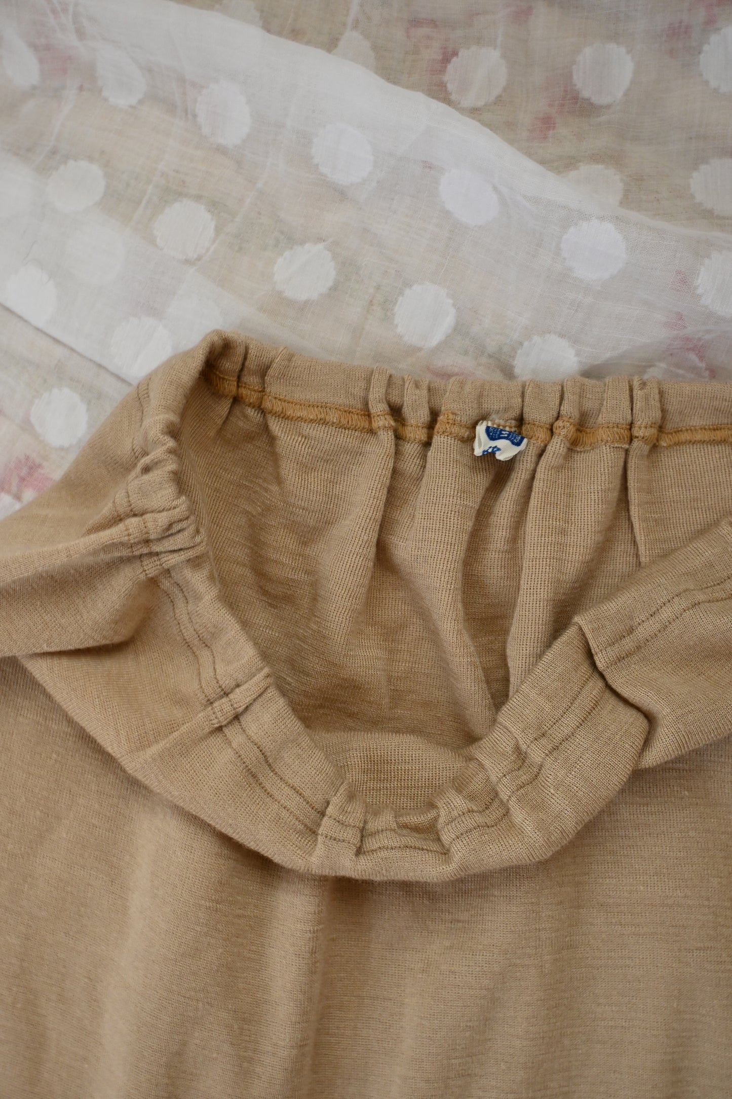 EURO Knit underwear shorts/CAMEL