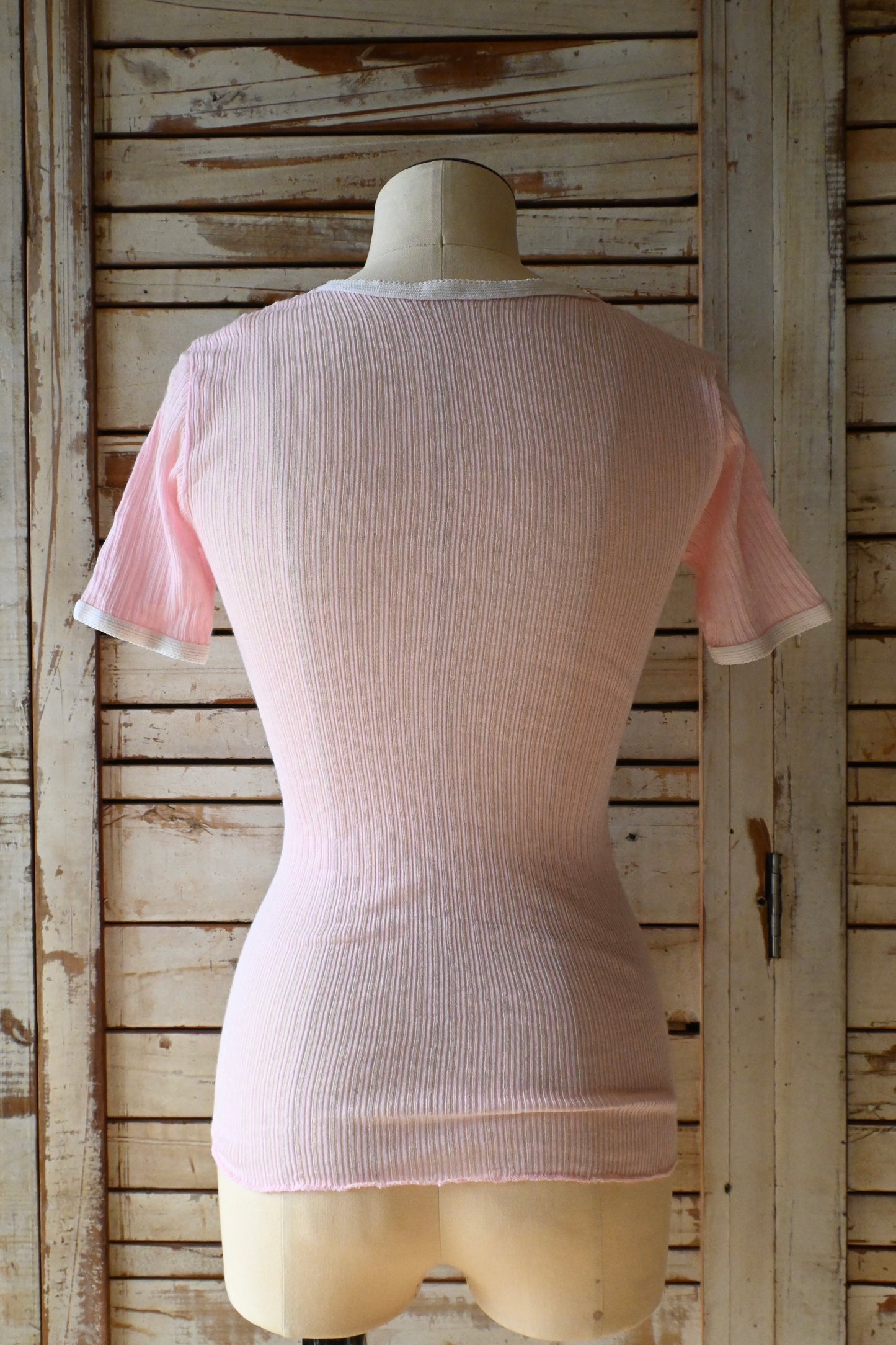 50's EURO Lace knit under wear/BABY PINK