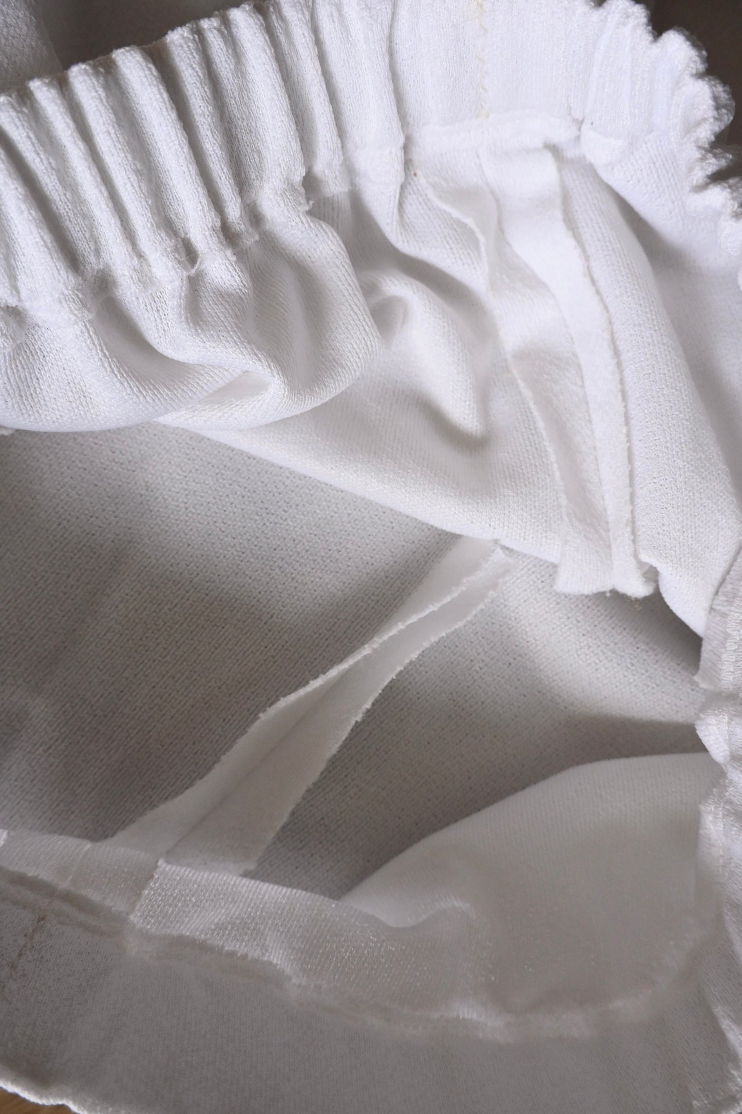 Flare pants/WHITE