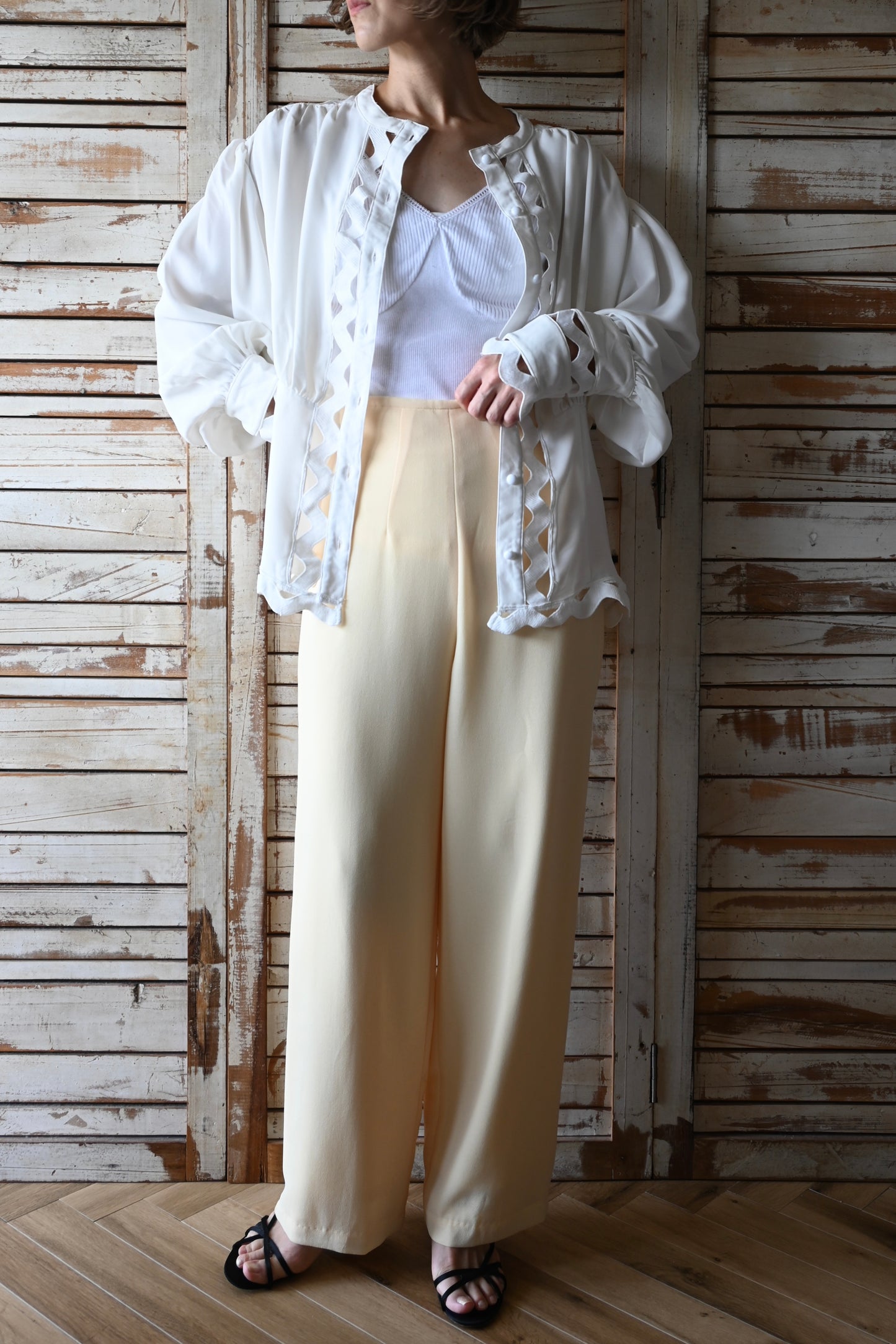 Design blouse/WHITE