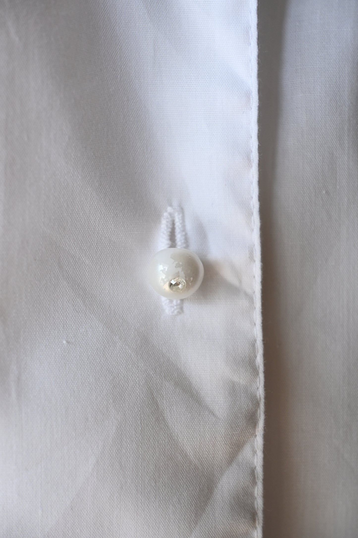 EURO Cutwork lace blouse/WHITE