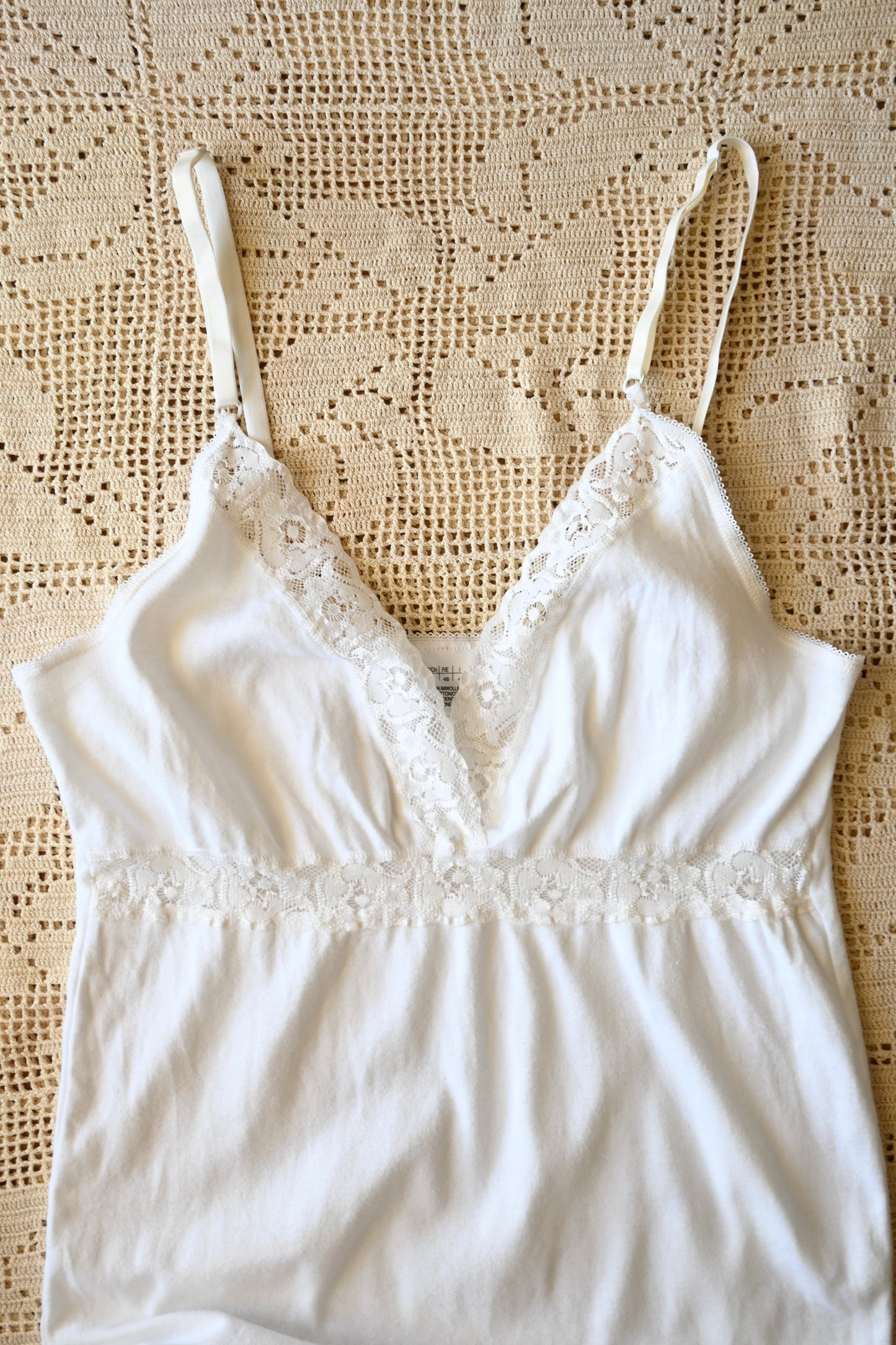 EURO Cotton lace camisole