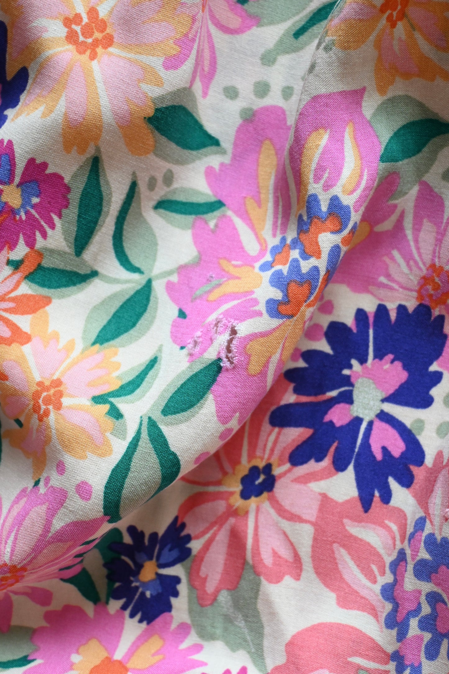 Flower pattern 2way dress