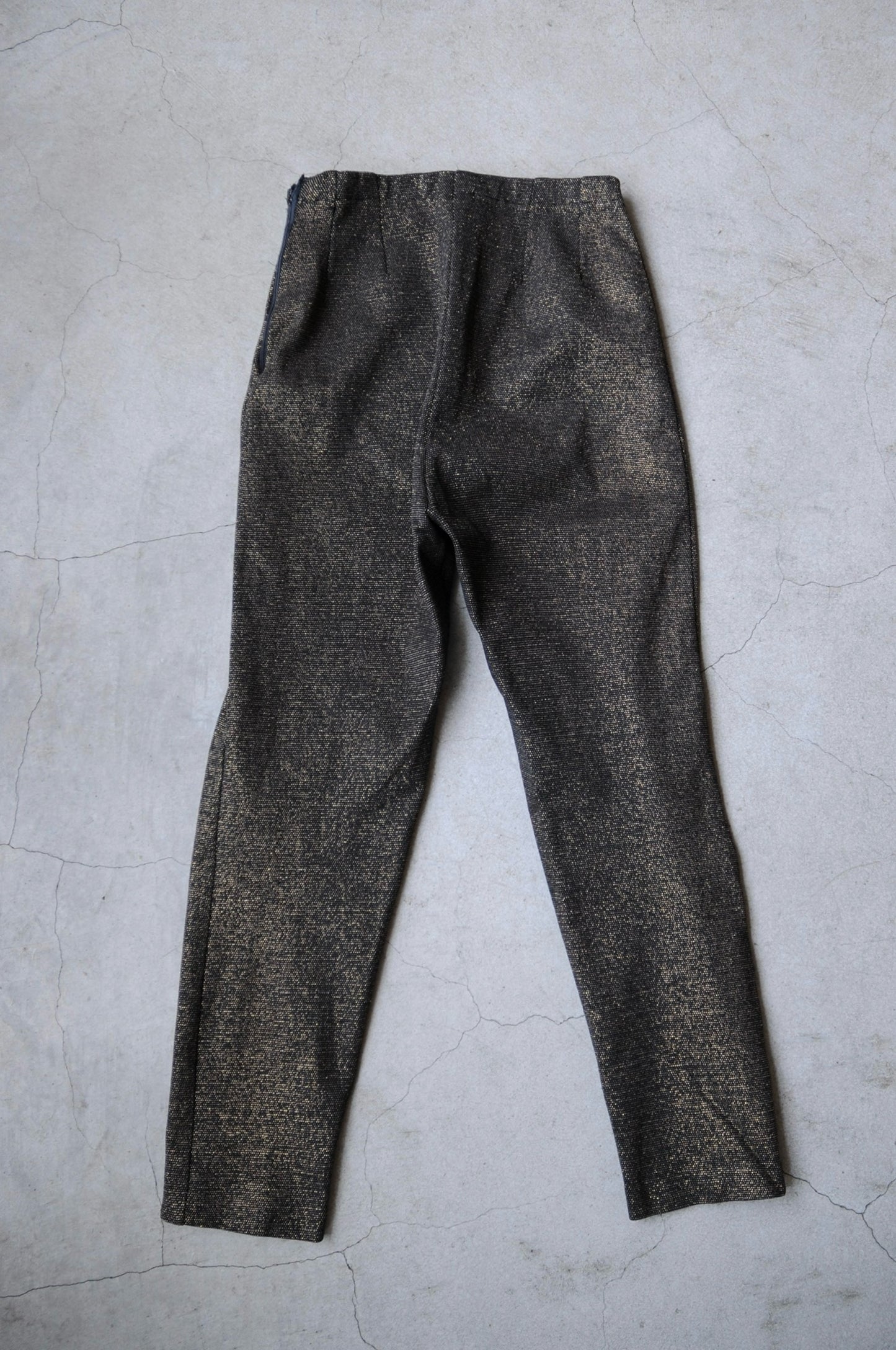 80's Glitter pants/BLACK