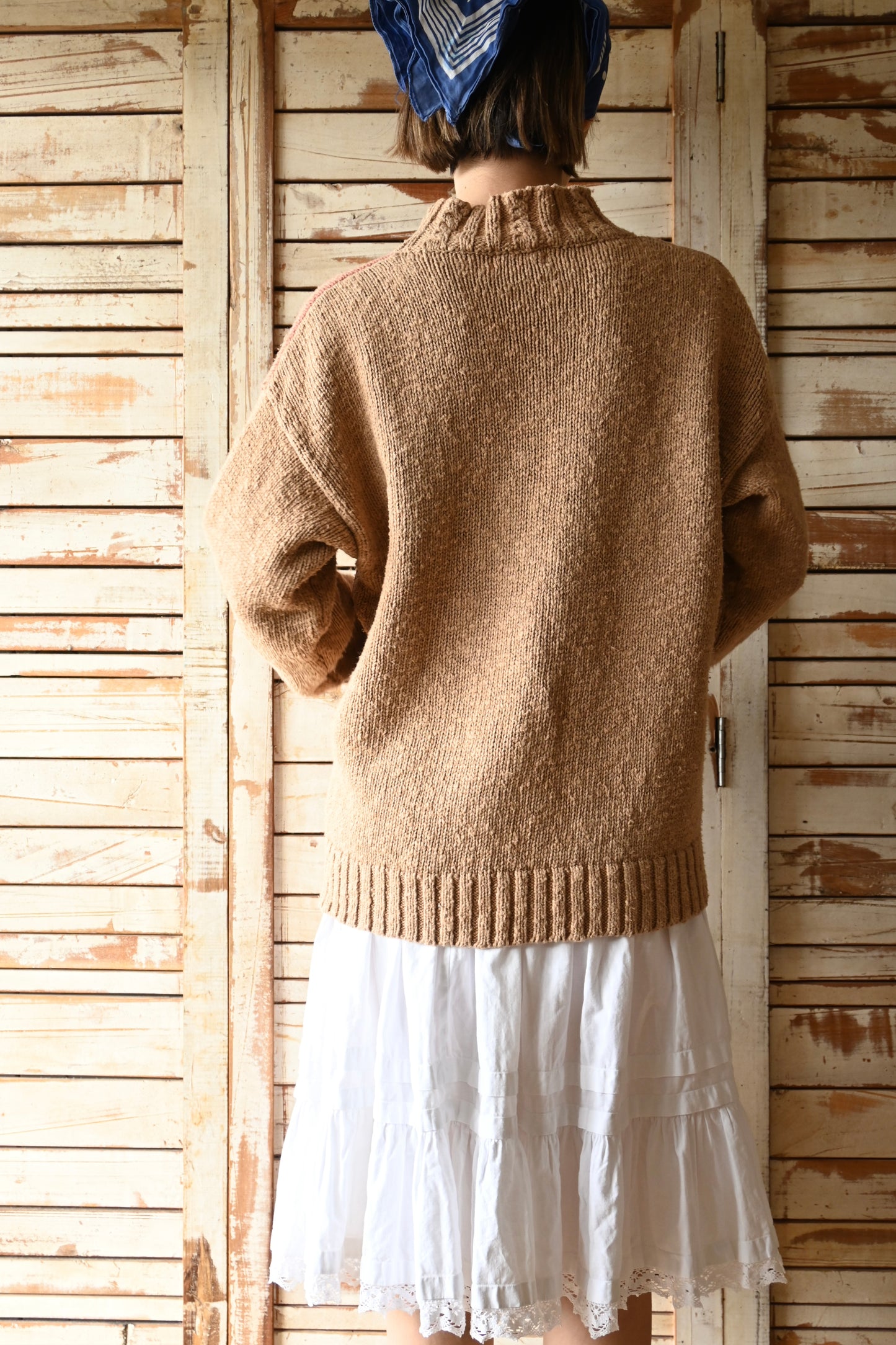 Design knit sweater/HORSE