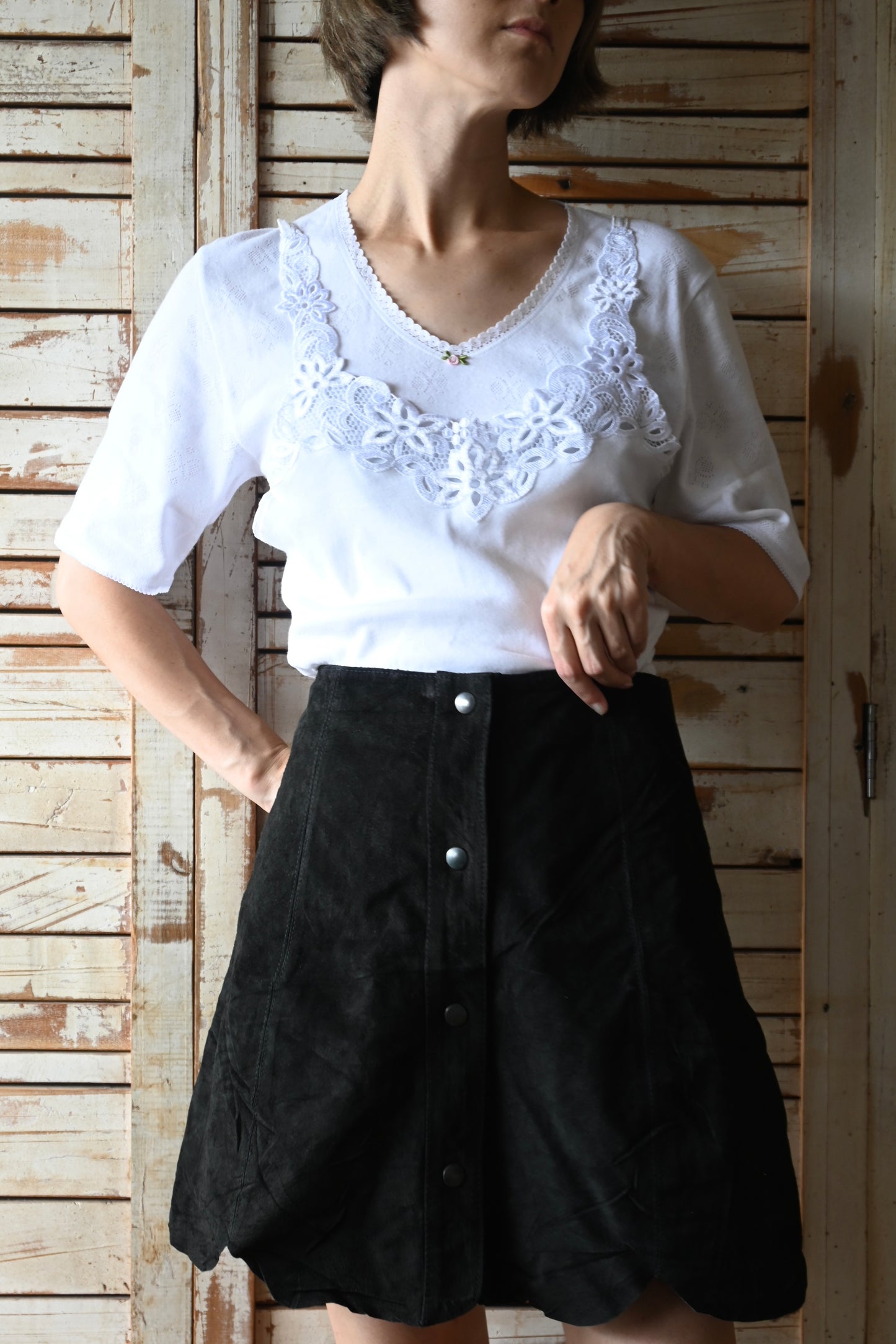 EURO Cotton lace camisole