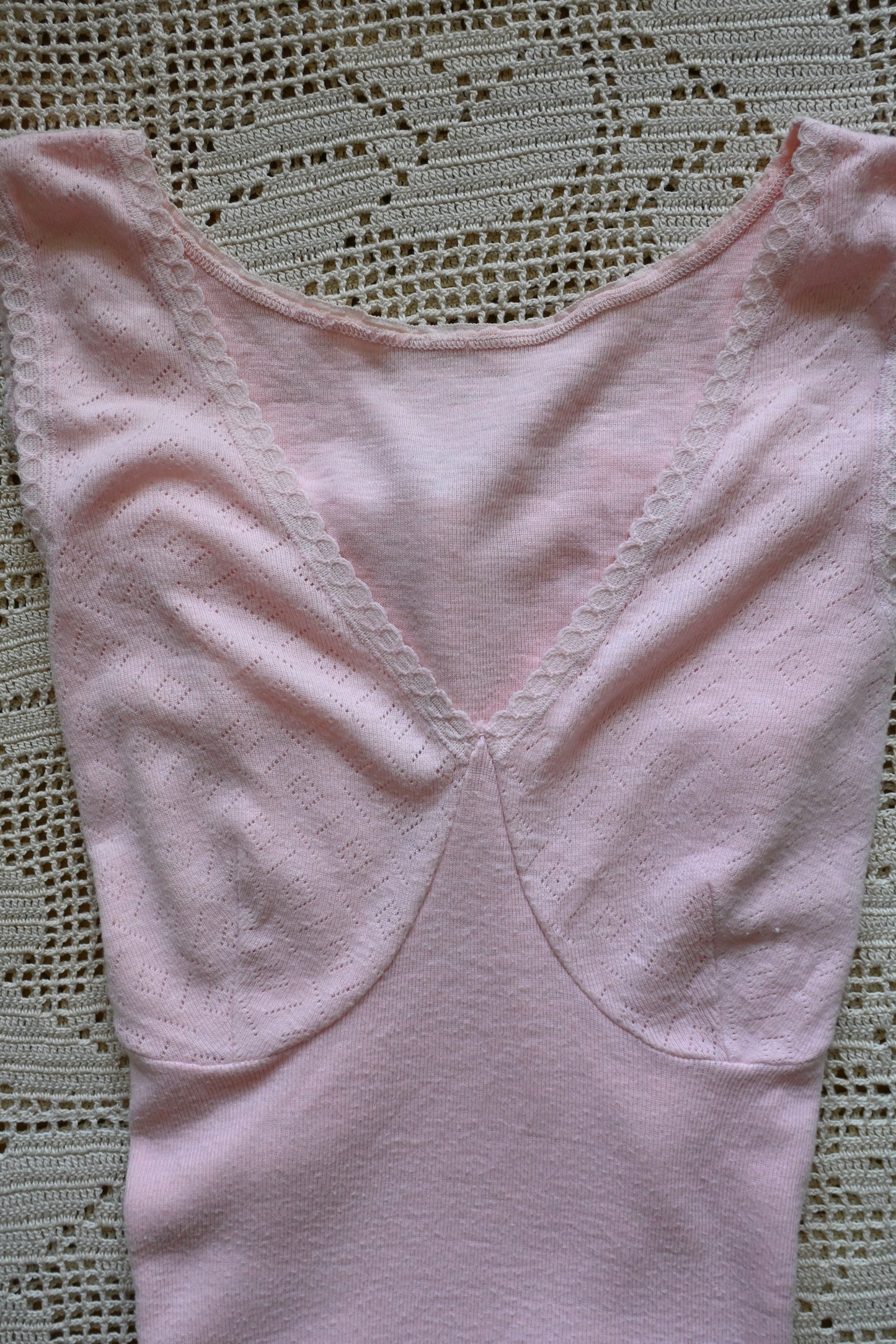 EURO Underwear knit top/PINK