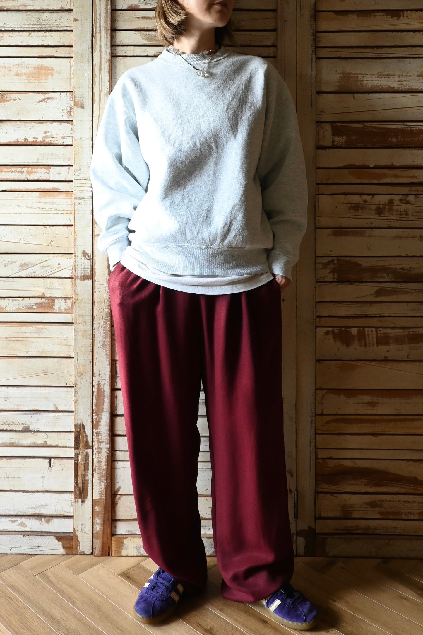 '90s-'00s Sweat shirt/GREY