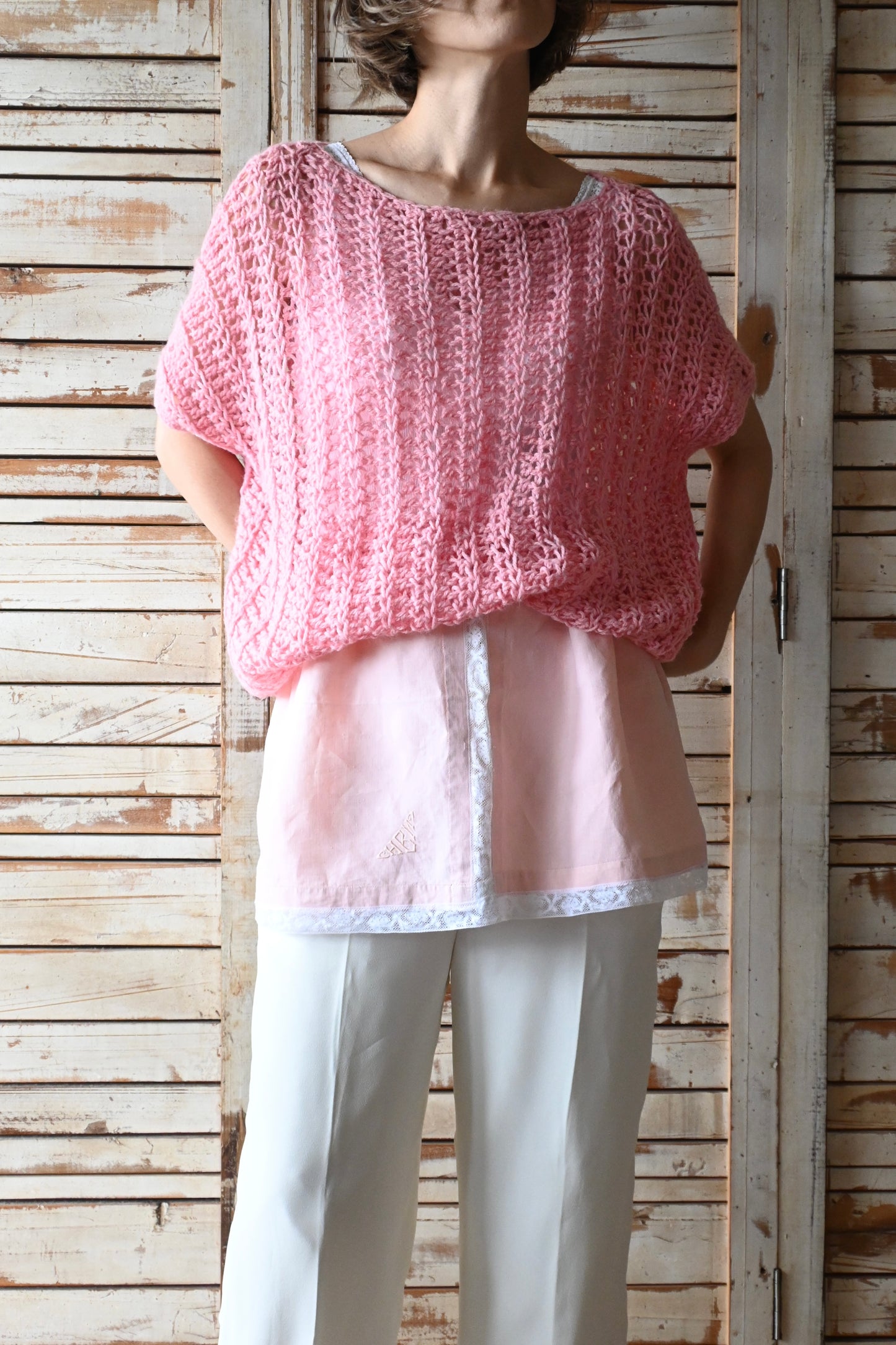 Cotton lace wrap/PONMOSIR