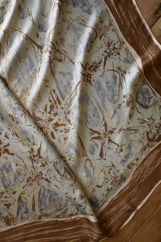Vintage Scarf/BROWN