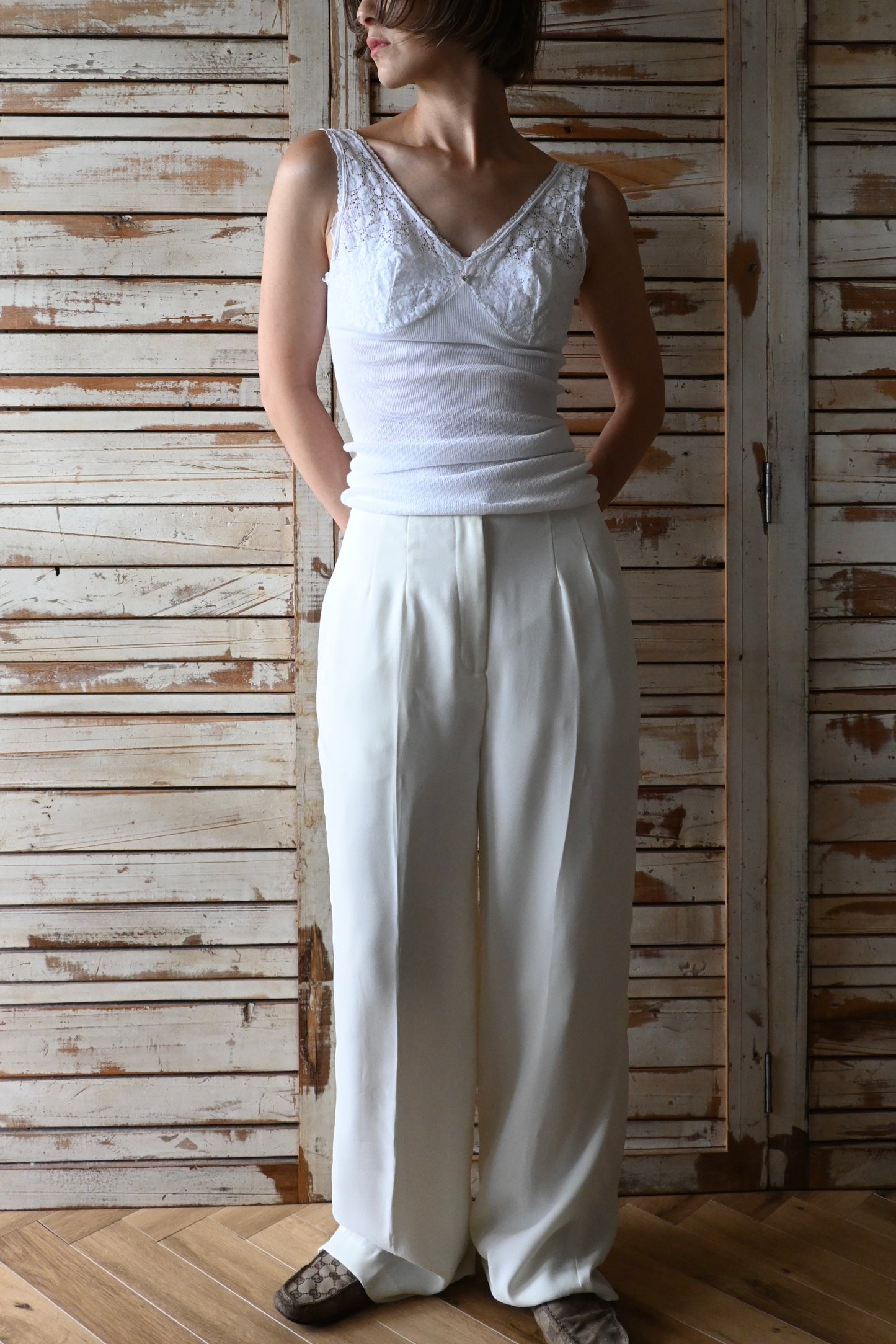 EURO Cotton lace camisole