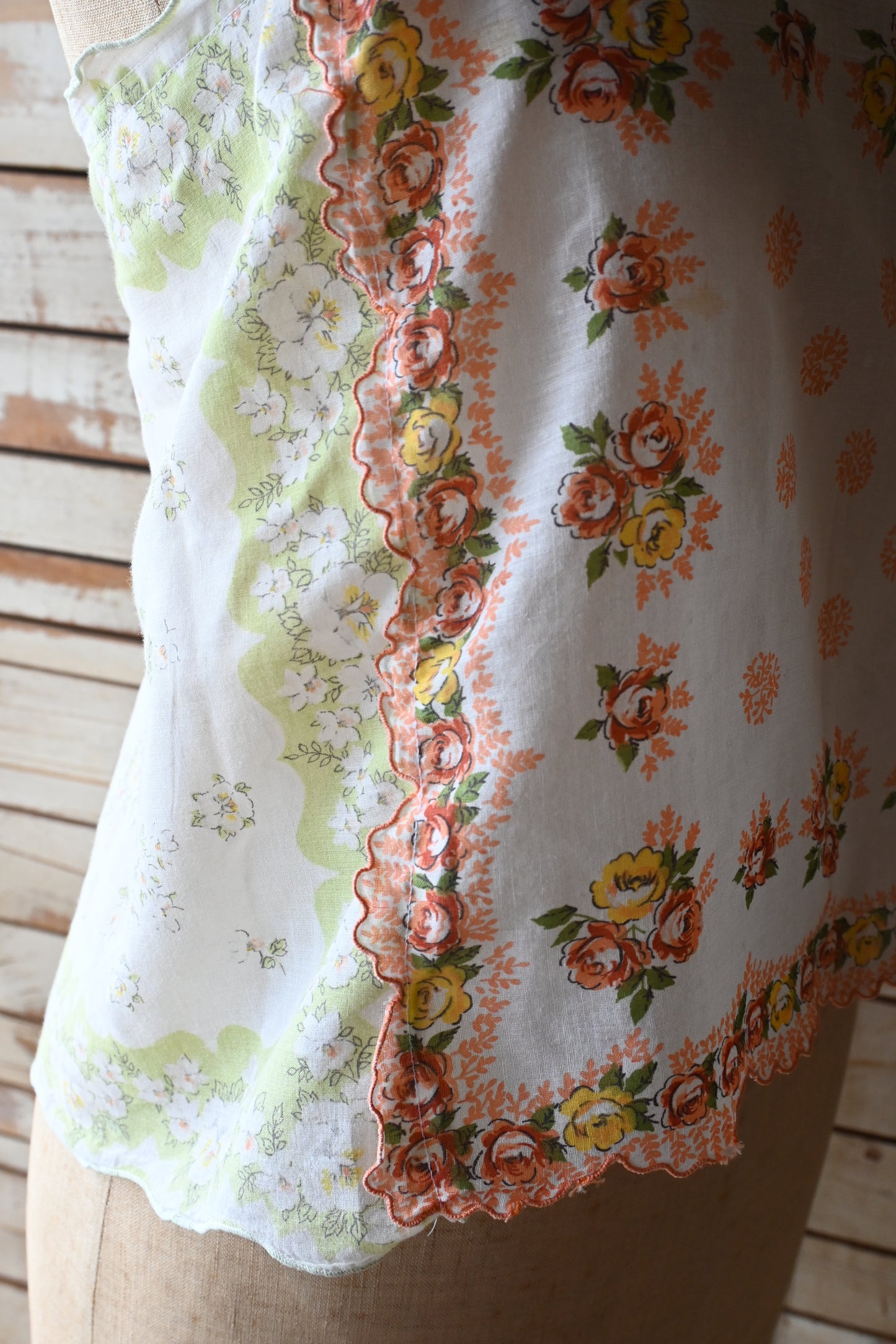 Flower handkerchief camisole/PONMOSIR