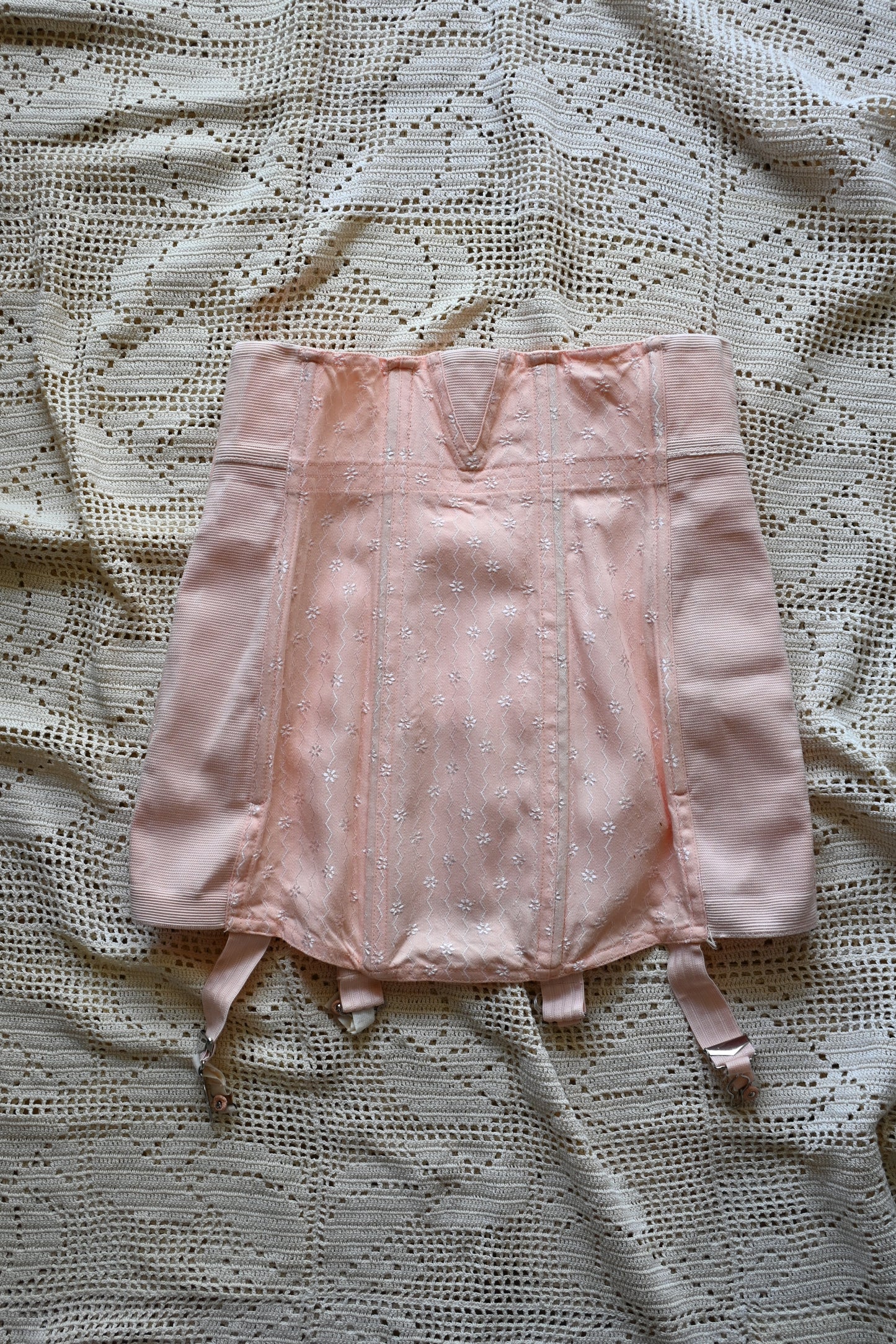 Vintage Corset/CORAL PINK