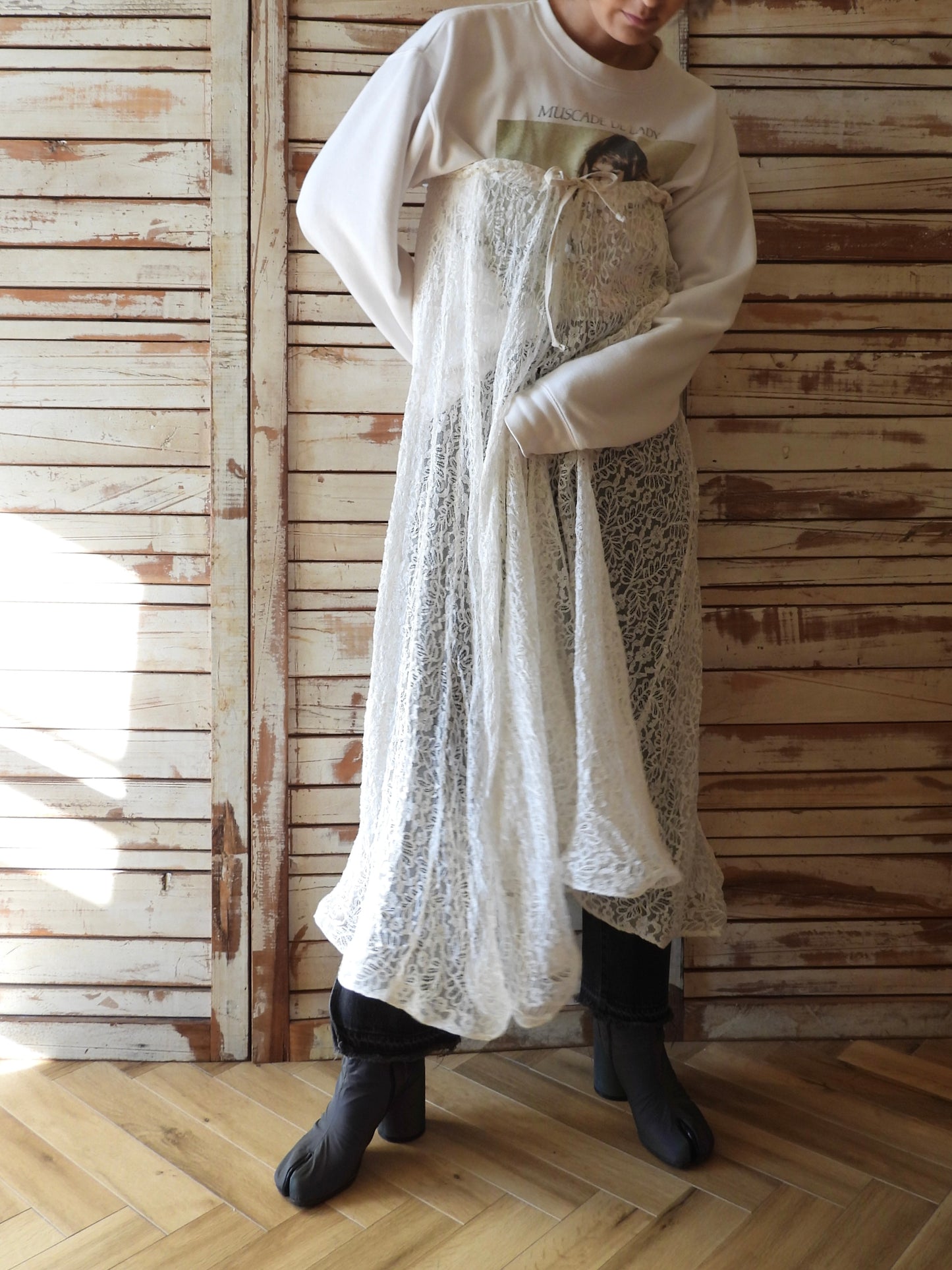 Lace skirt/PONMOSIR