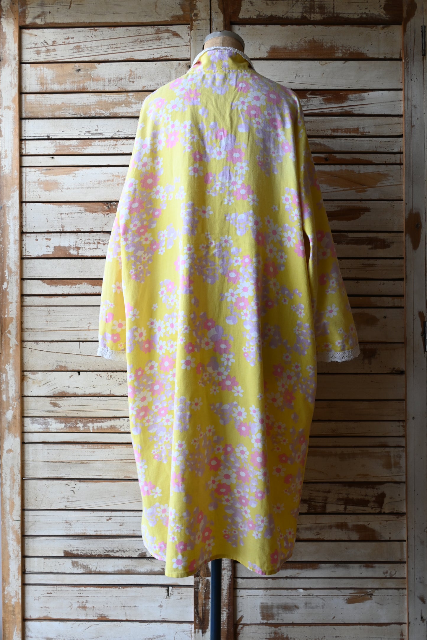 60's Flower dress/YELLOW