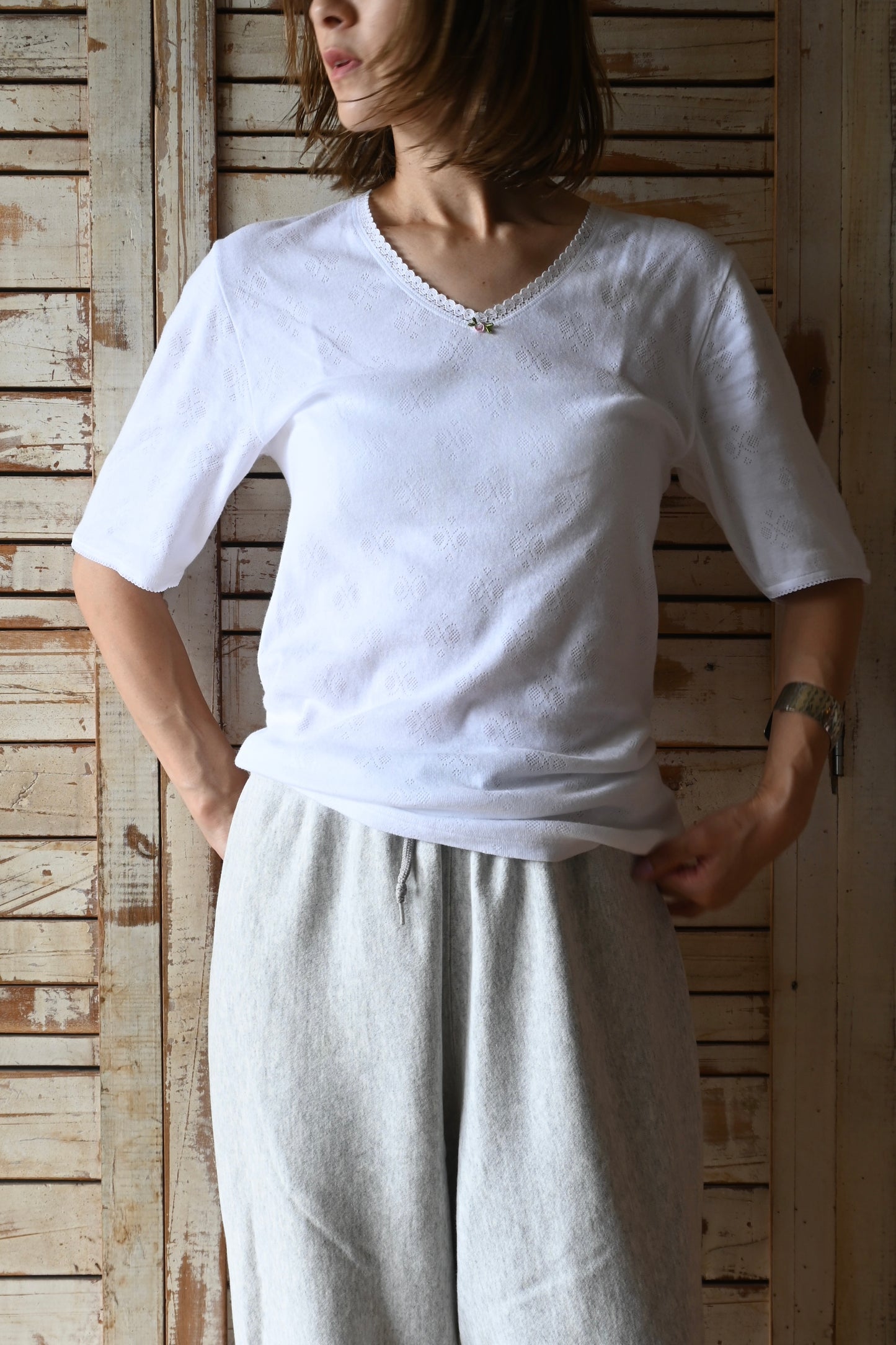 EURO Underwear tee/WHITE