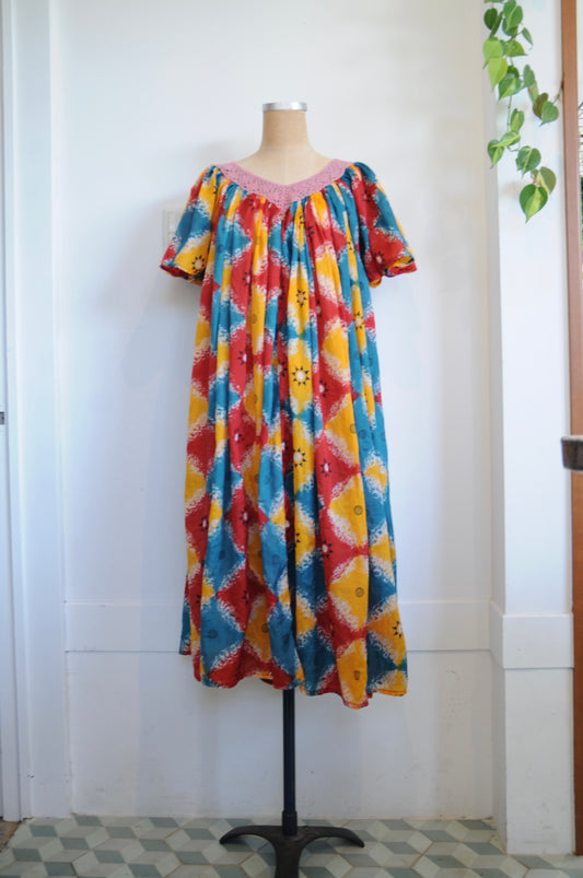 Pattern dress/MULTI