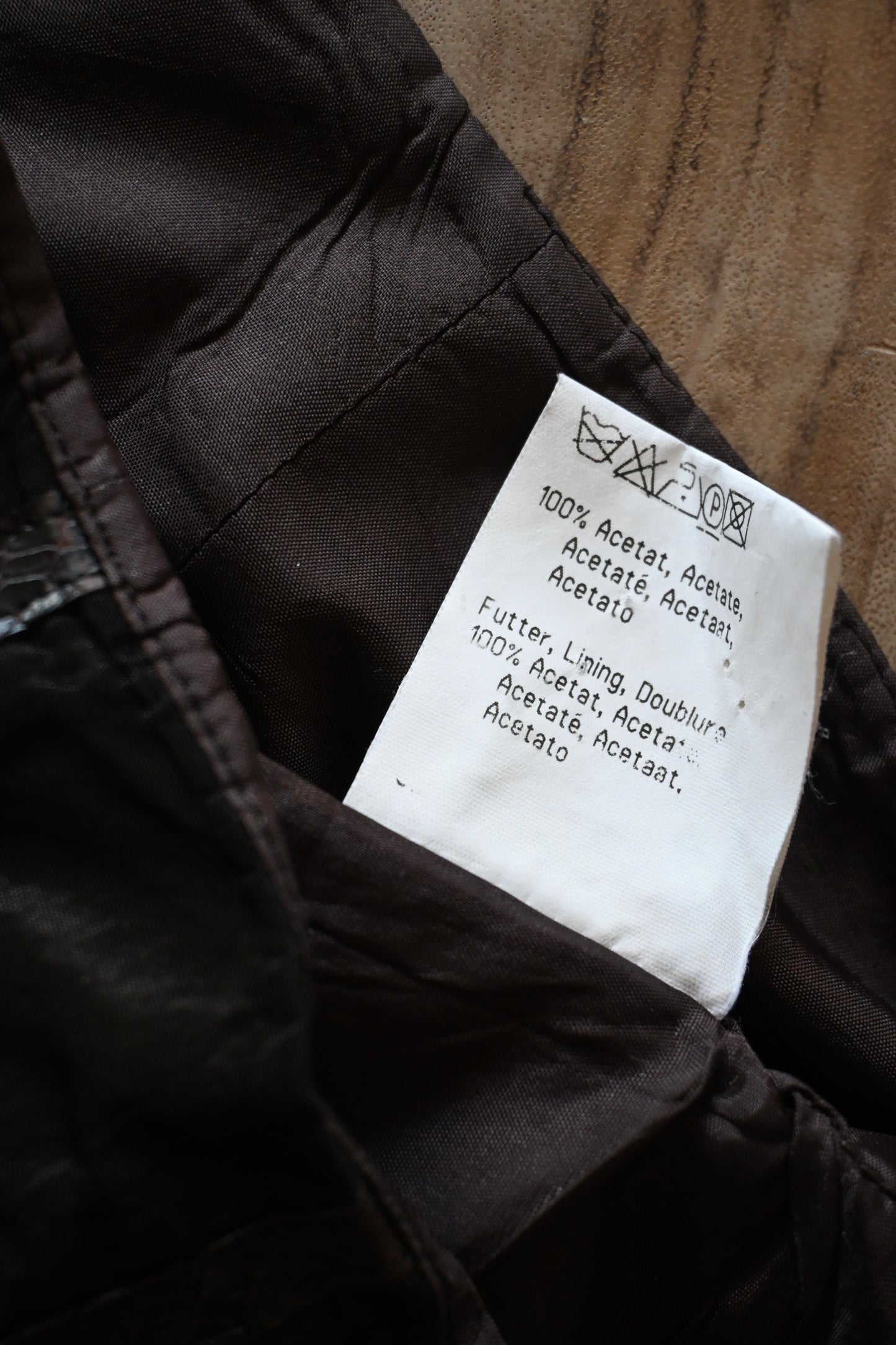 Bustier/DARK BROWN