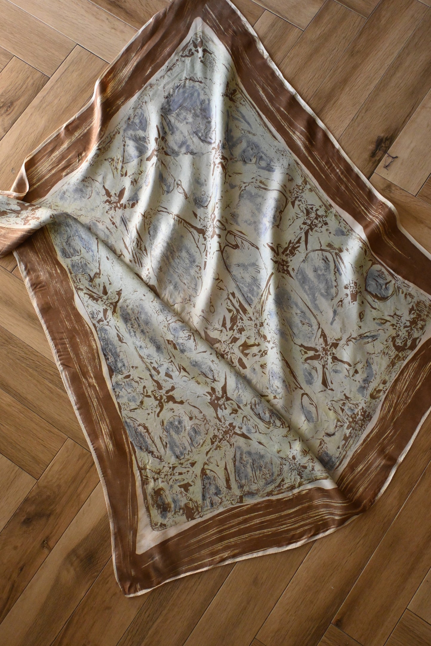 Vintage Scarf/BROWN