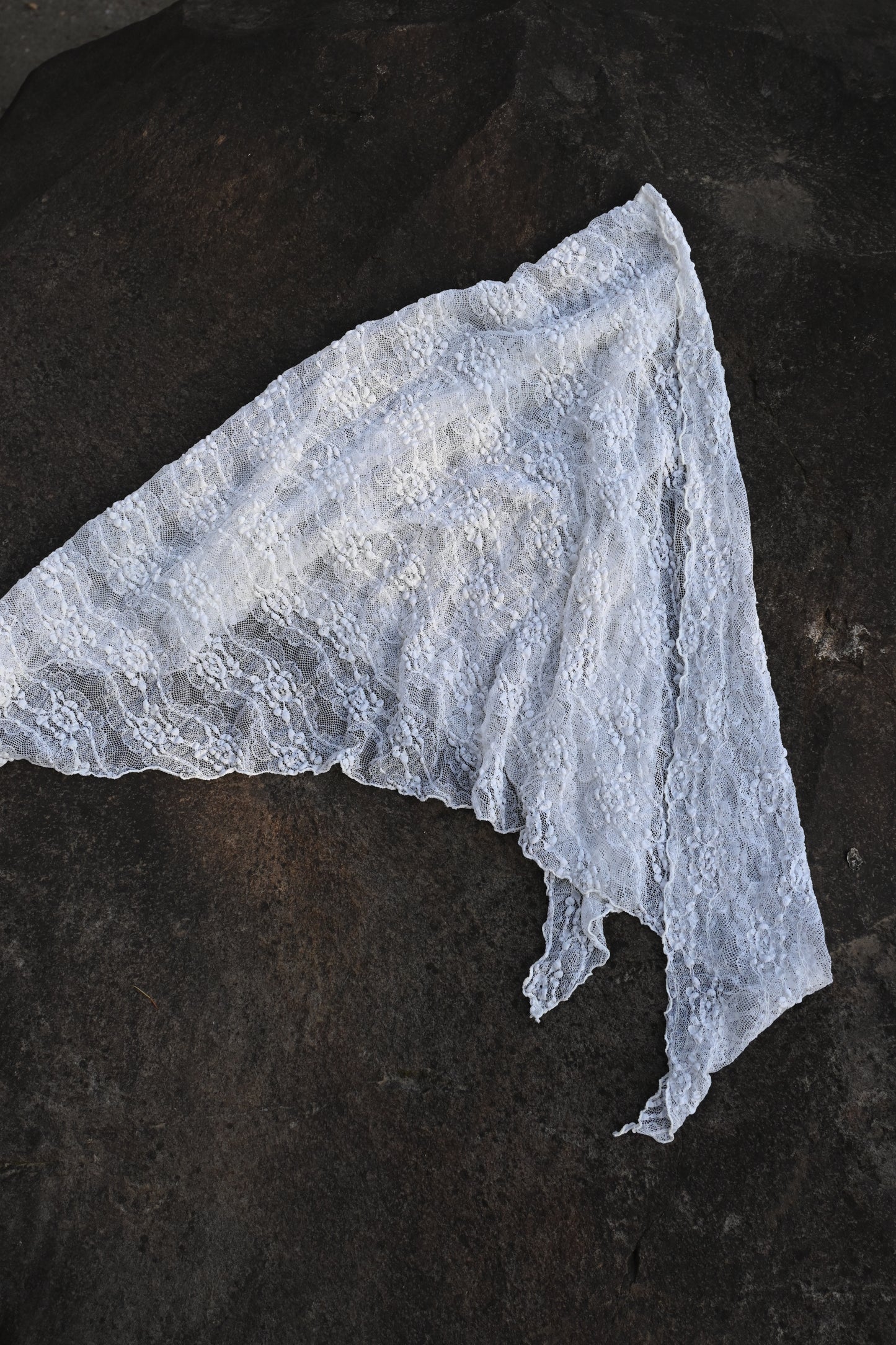 Lace shawl/IVORY