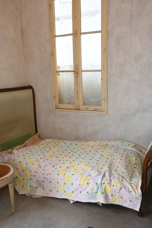 Vintage patchwork quilt fabric