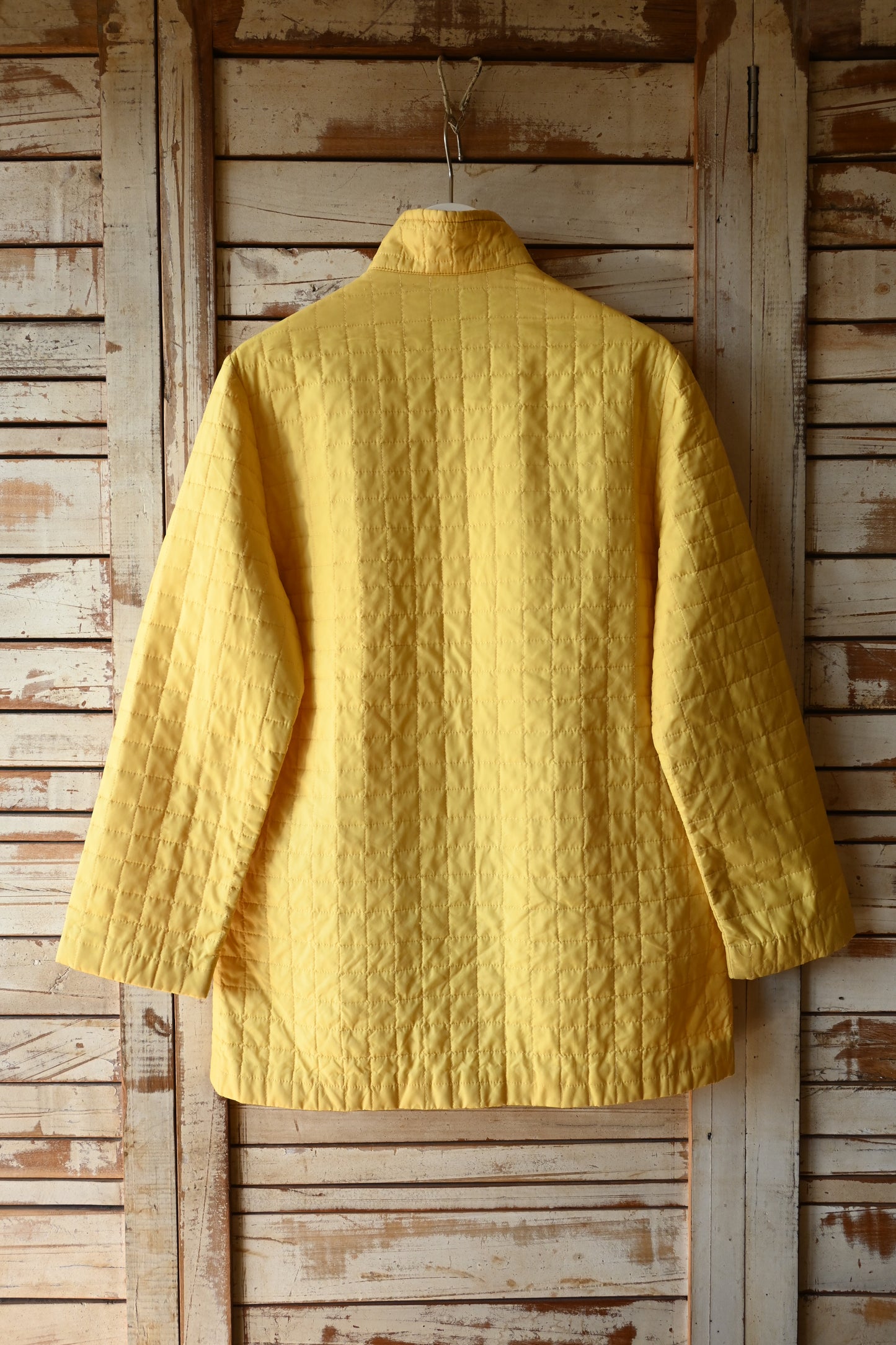70's Quilting jacket/YELLOW