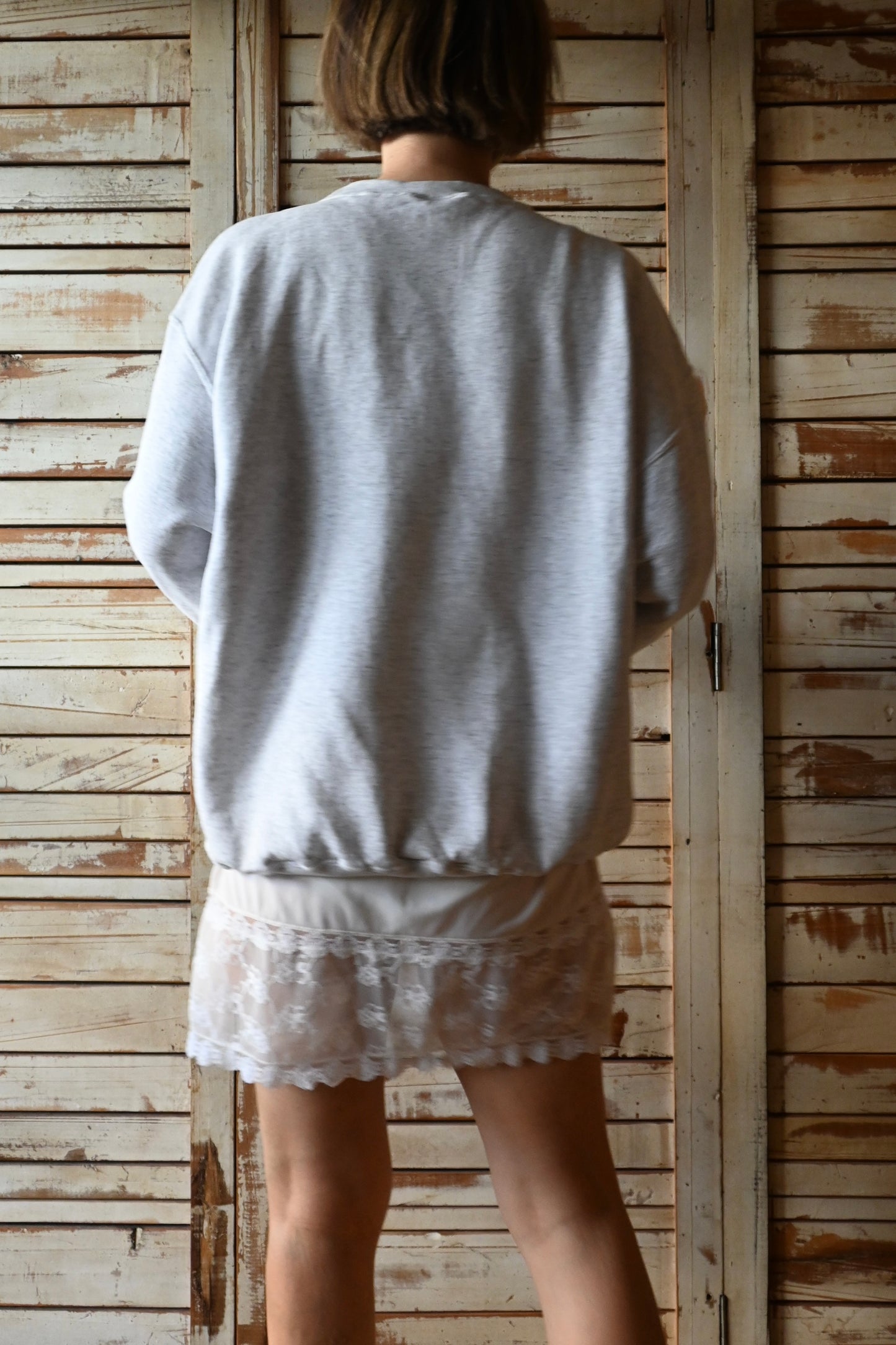 90's Rosebowl sweat shirt/GREY