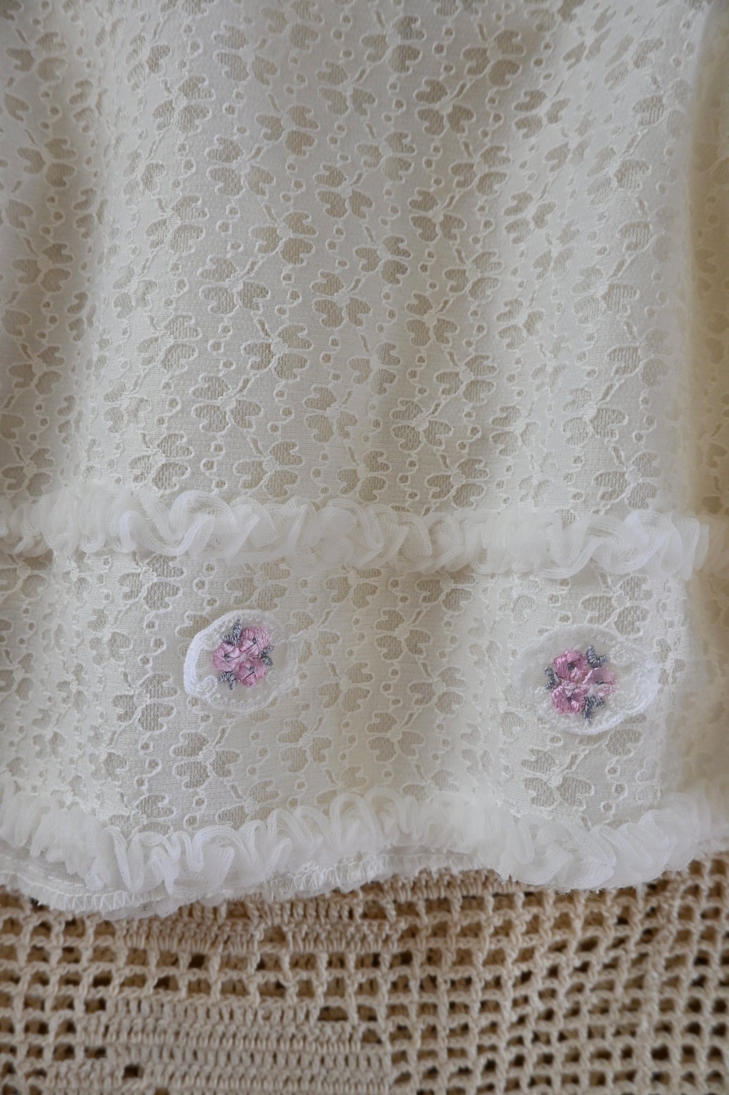 BABY Lace blouse/WHITE