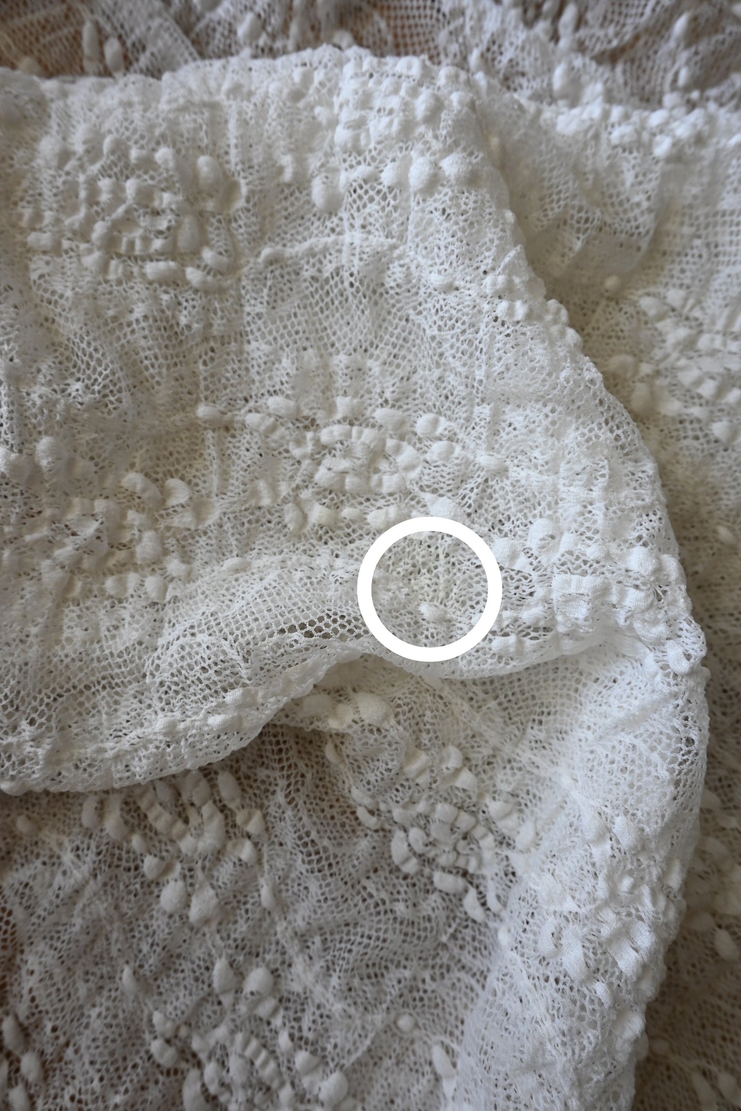 Lace shawl/IVORY