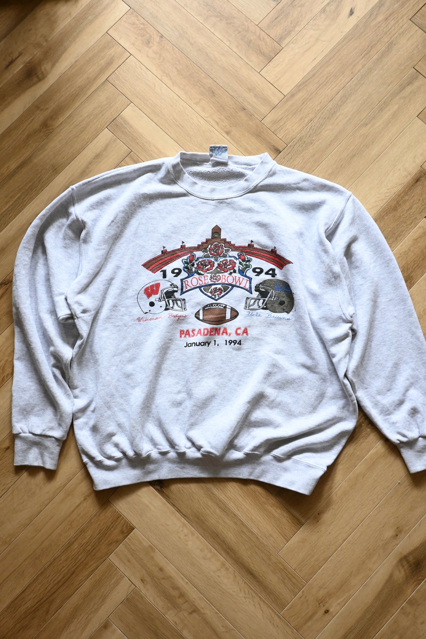 90's Rosebowl sweat shirt/GREY