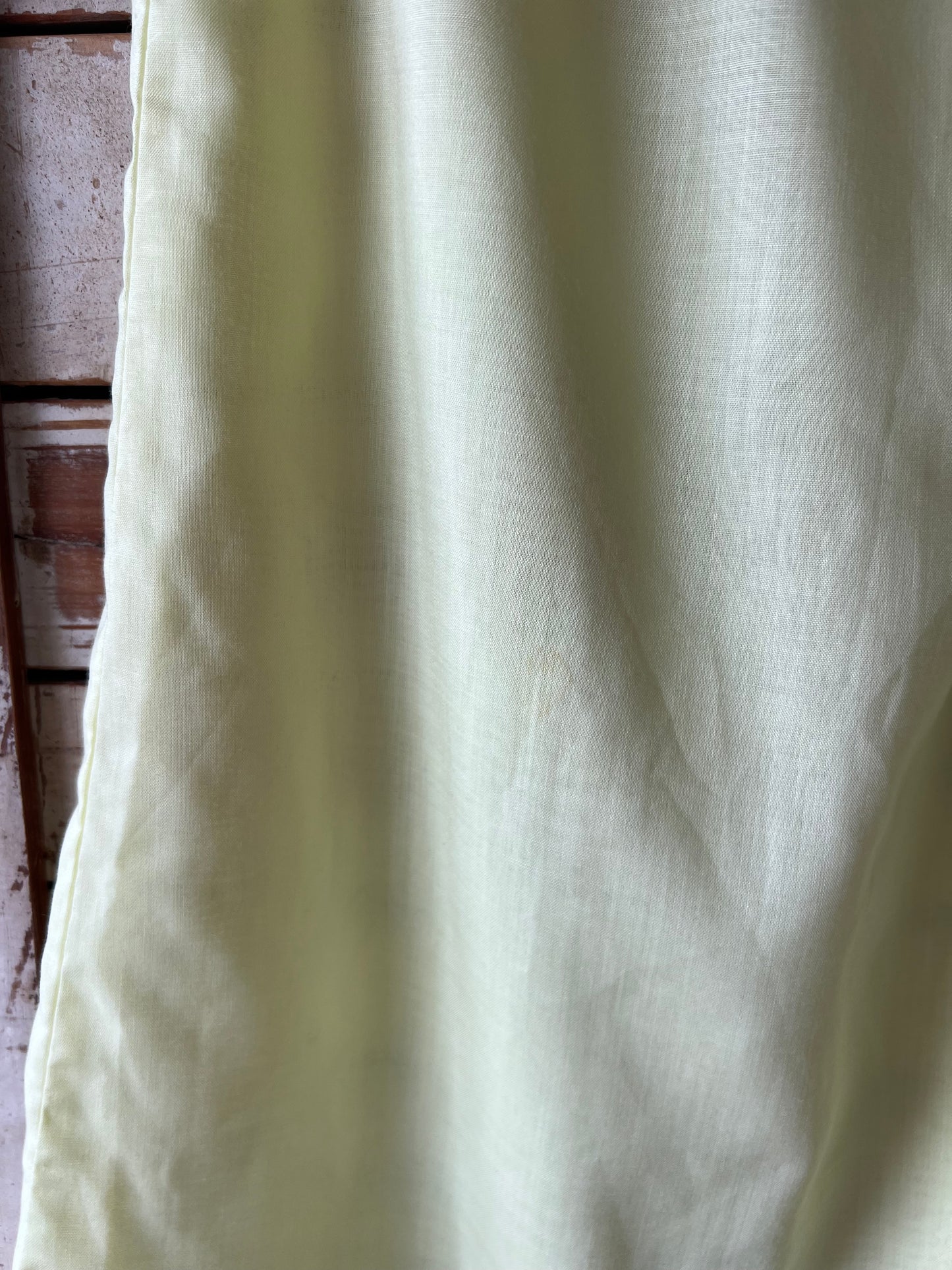 Slip skirt/YELLOW